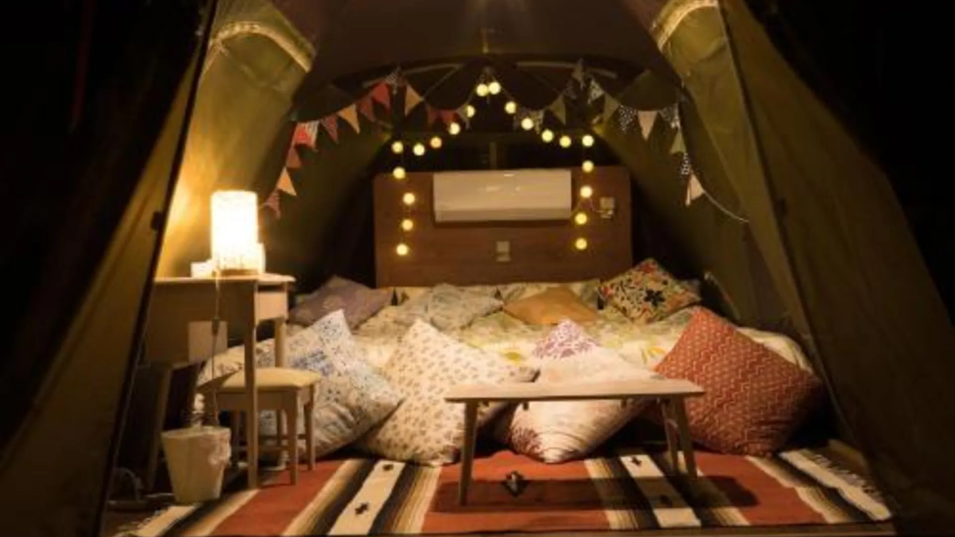 오키나와 본섬 Muribushi-PLUS Gramping TENT 4성급 싱글룸 객실