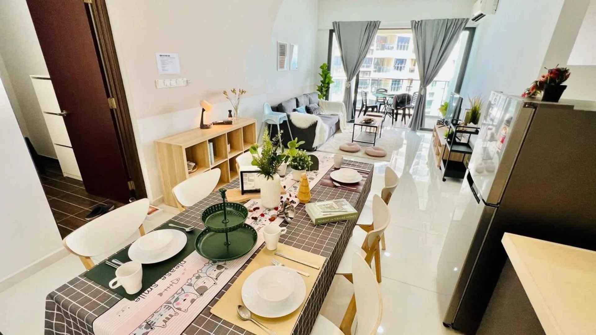 조호바루 / 조호르바루 당가베이의 프라이빗 하우스 (100m², 침실 3개, 프라이빗 욕실 3개) 3성급 싱글룸 로비