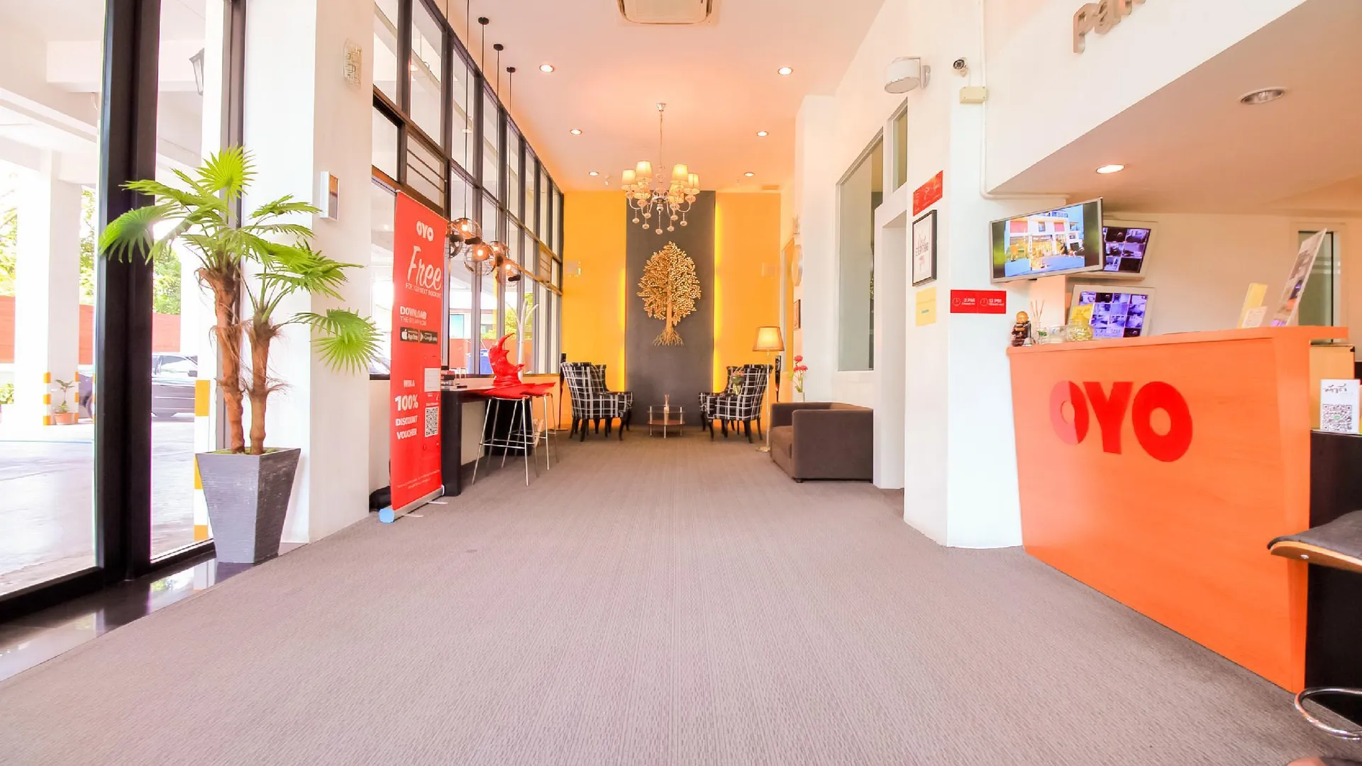 방콕 OYO 318 팍디 리조트 - 직원 백신 접종 2성급 호텔 부대시설