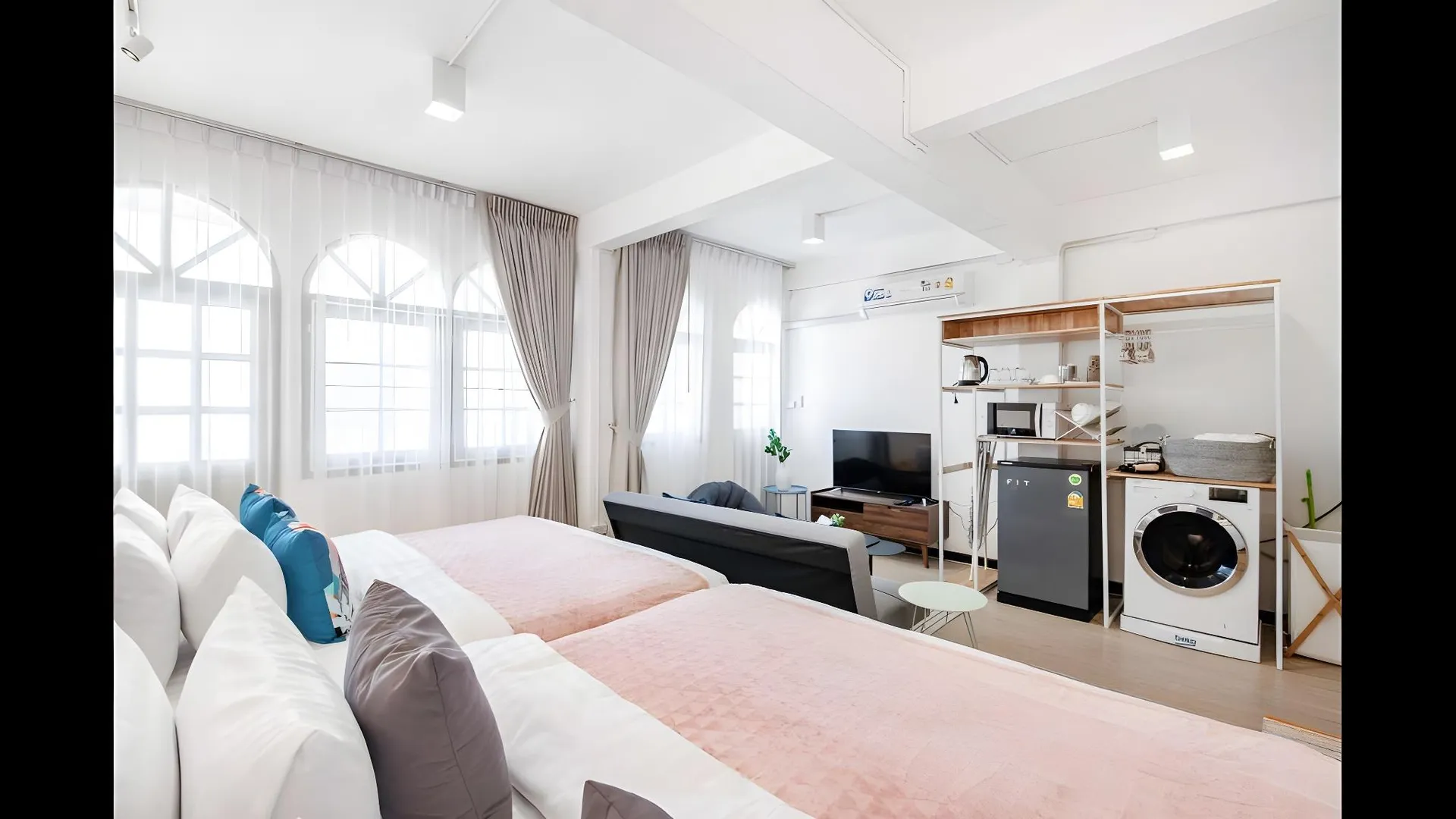 방콕 방콕 리버사이드의 아파트먼트 (30m², 침실 1개, 프라이빗 욕실 1개) 3성급 게스트하우스 객실