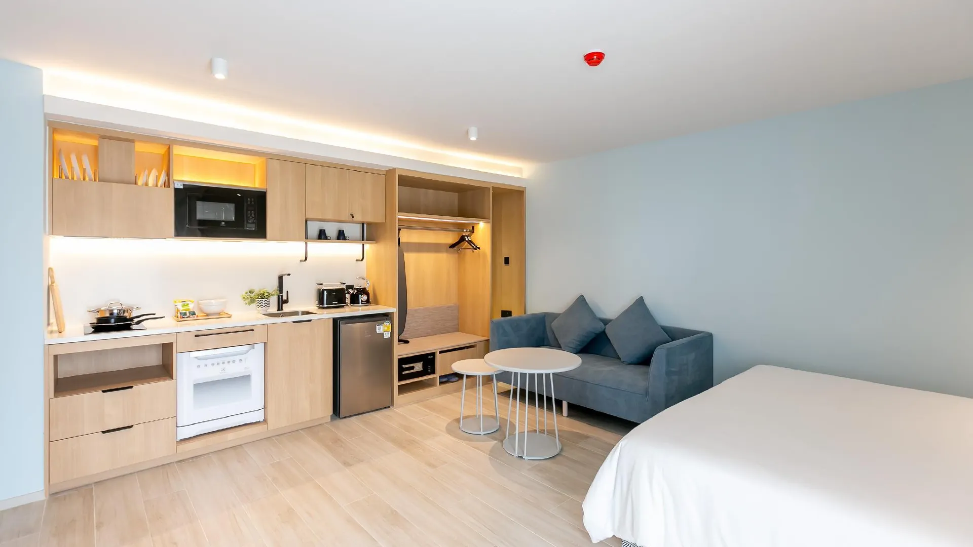 방콕 더 사샤 아파트호텔 통로 4성급 호텔 스위트룸