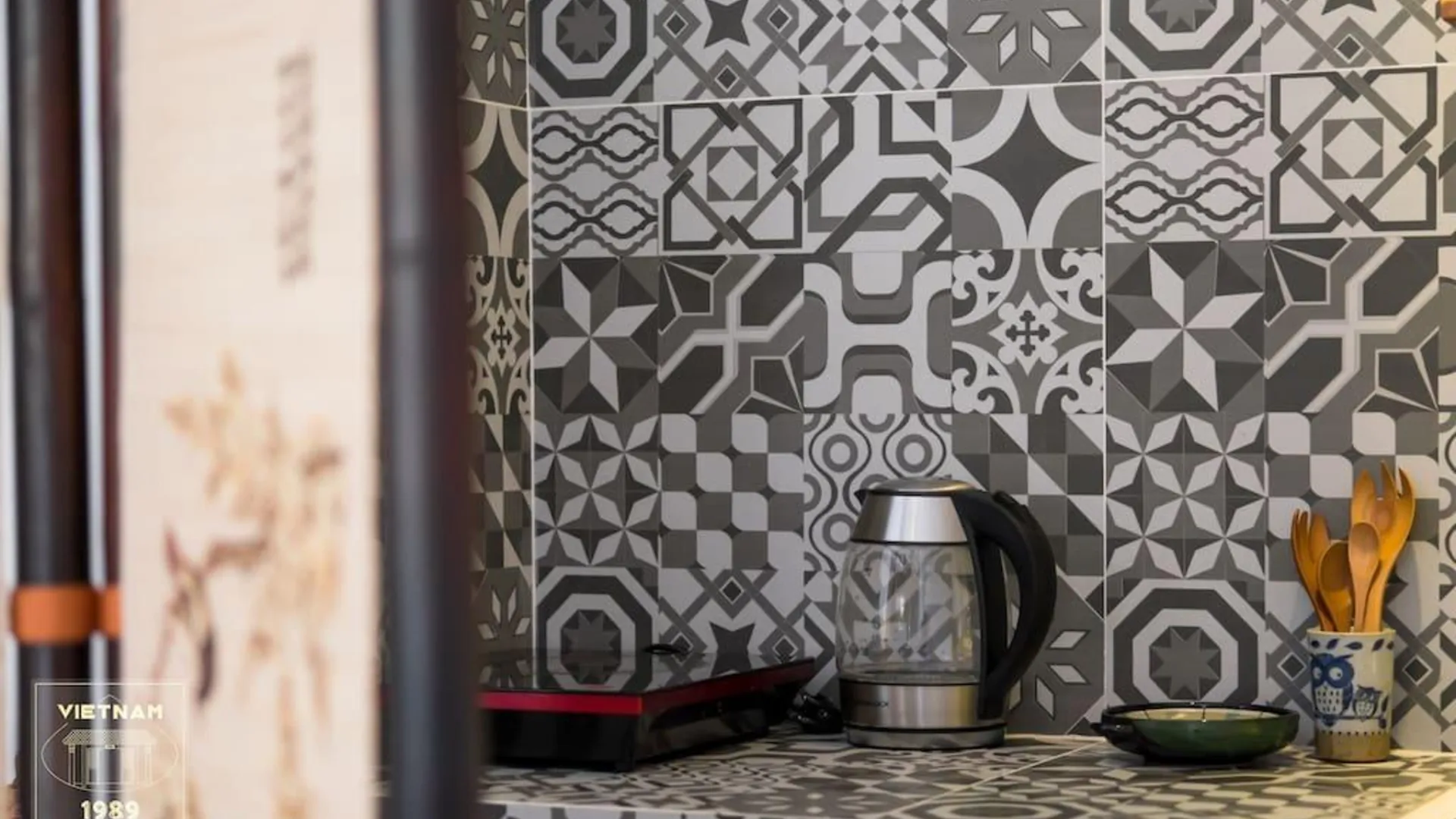 호치민 1군의 스튜디오 아파트먼트 (40m², 프라이빗 욕실 1개) 2성급 싱글룸 부대시설