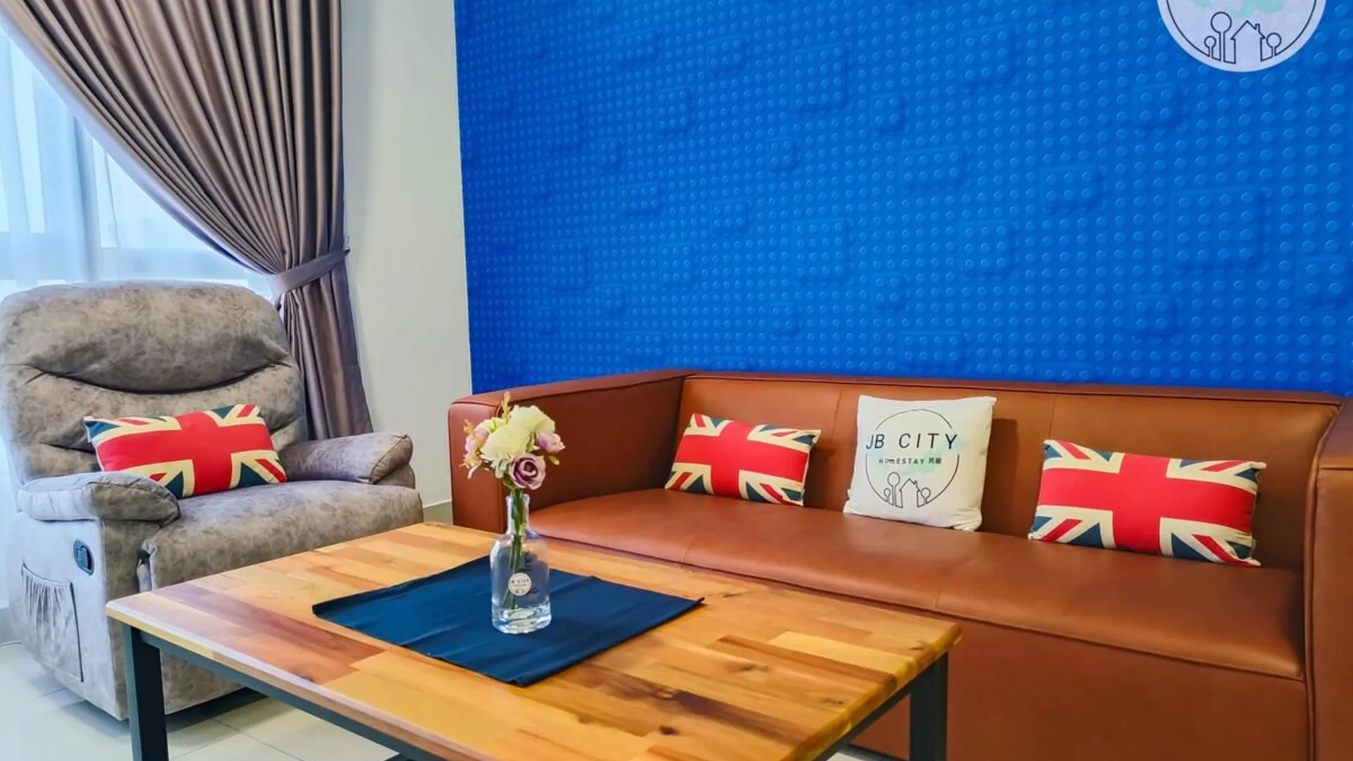 조호바루 / 조호르바루 겔랑파타 / 레고랜드의 프라이빗 하우스 (108m², 침실 3개, 프라이빗 욕실 2개) 3성급 싱글룸 전망