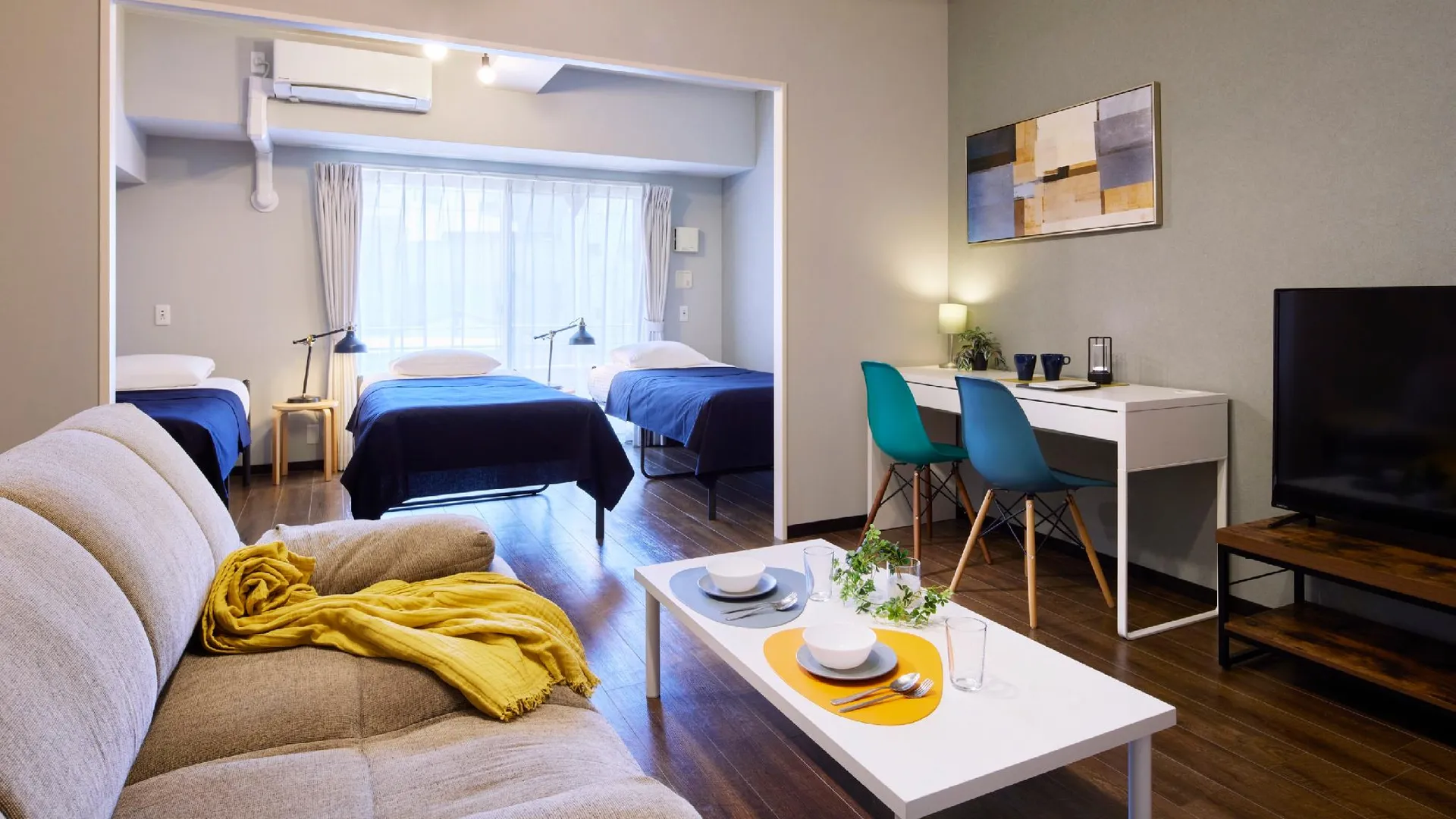 오사카 민 주소 3성급 호텔 스위트룸