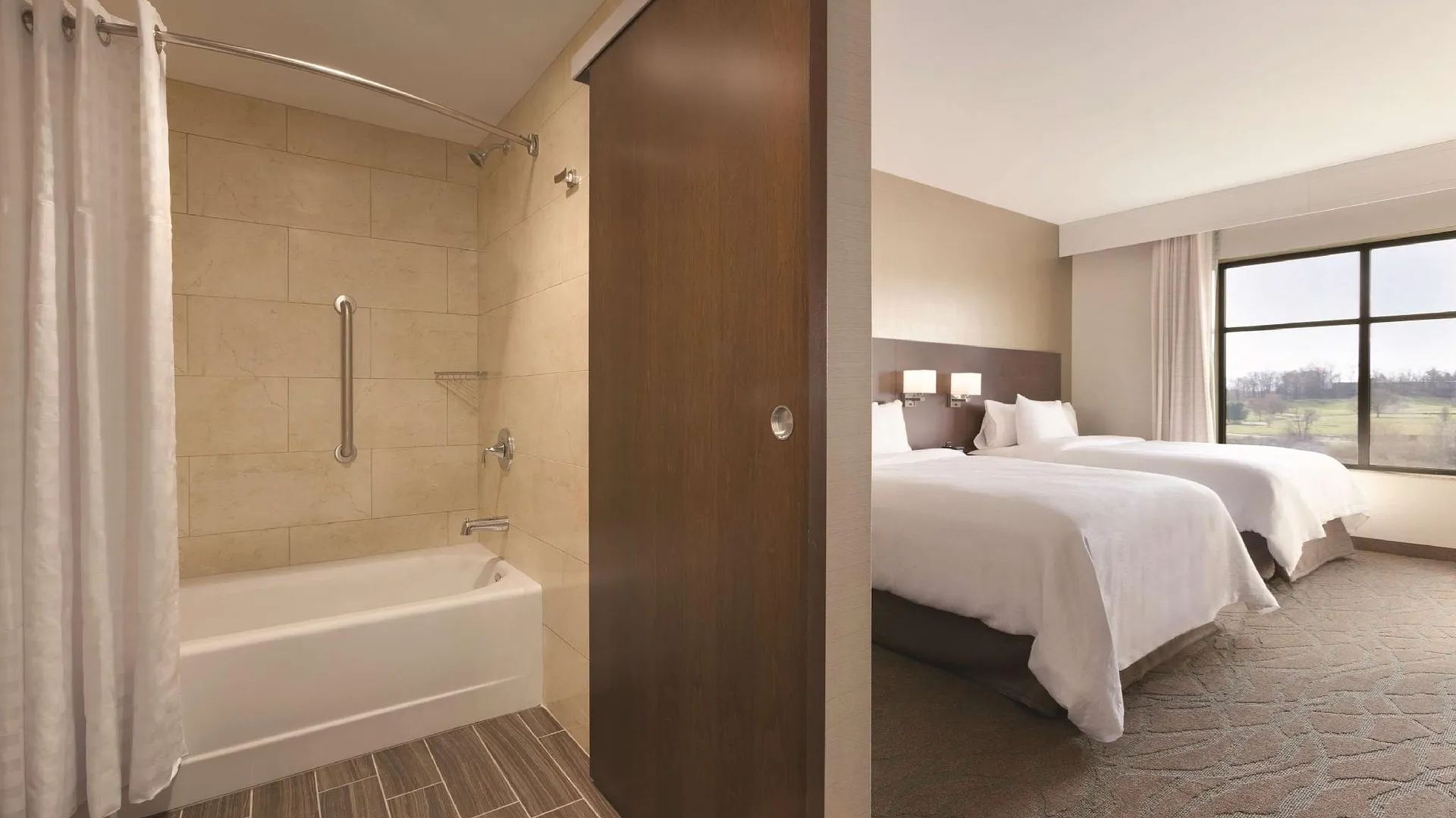 노스 캔톤 (OH) Embassy Suites by Hilton Akron Canton Airport 4성급 호텔 스위트룸