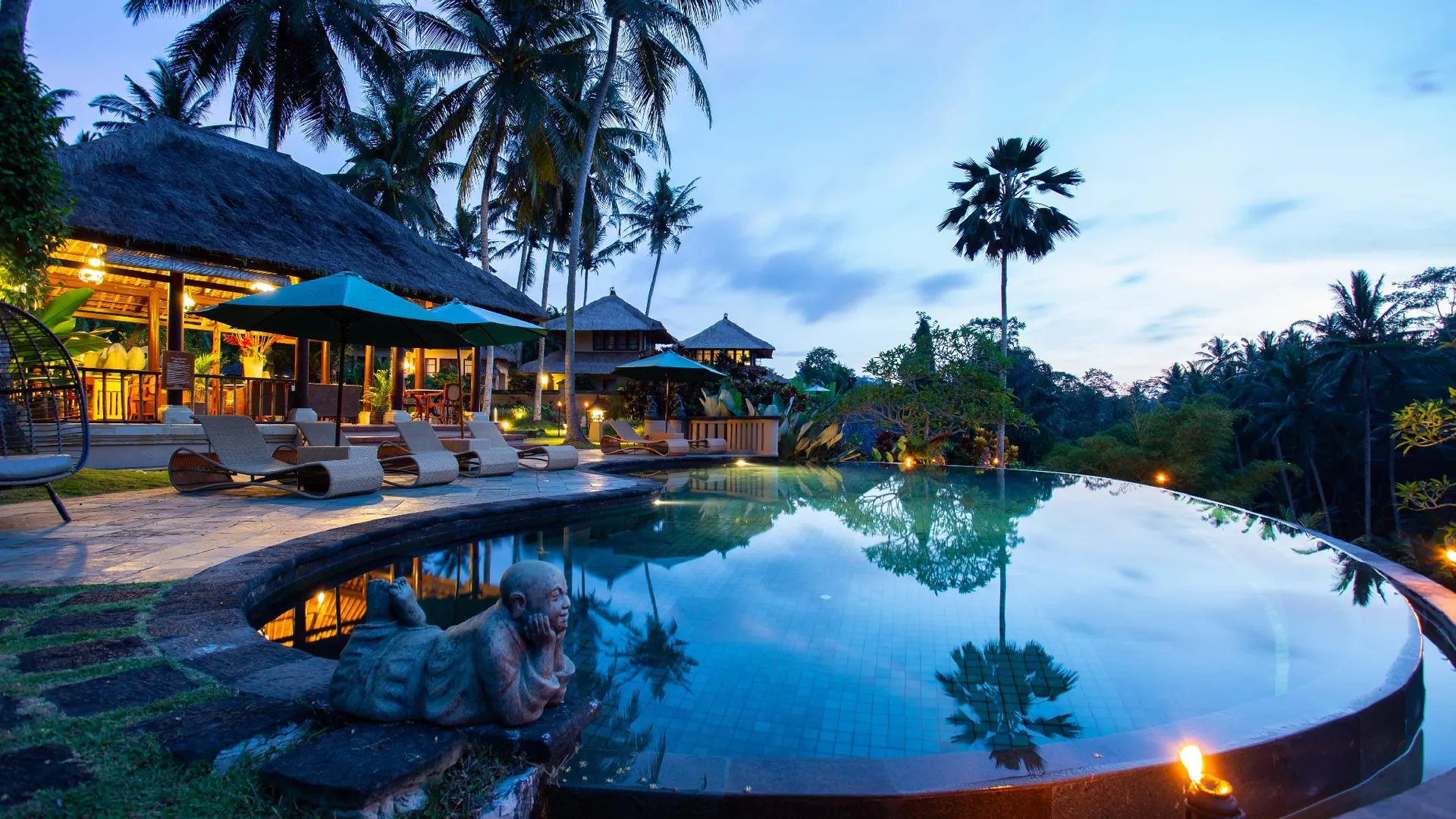 발리 빌라 세마나 리조트 우붓 4성급 호텔 로비