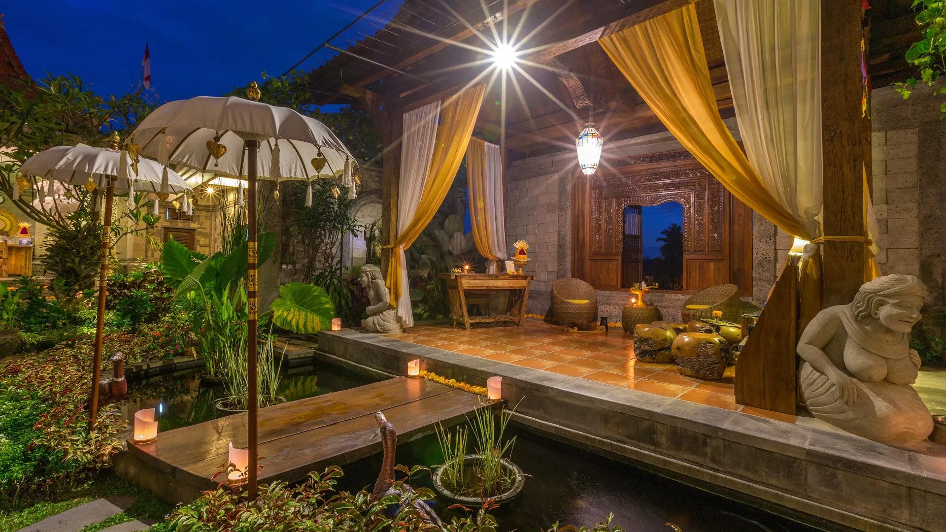 발리 옴 함 리트리트 앤 리조트 4성급 호텔 레스토랑