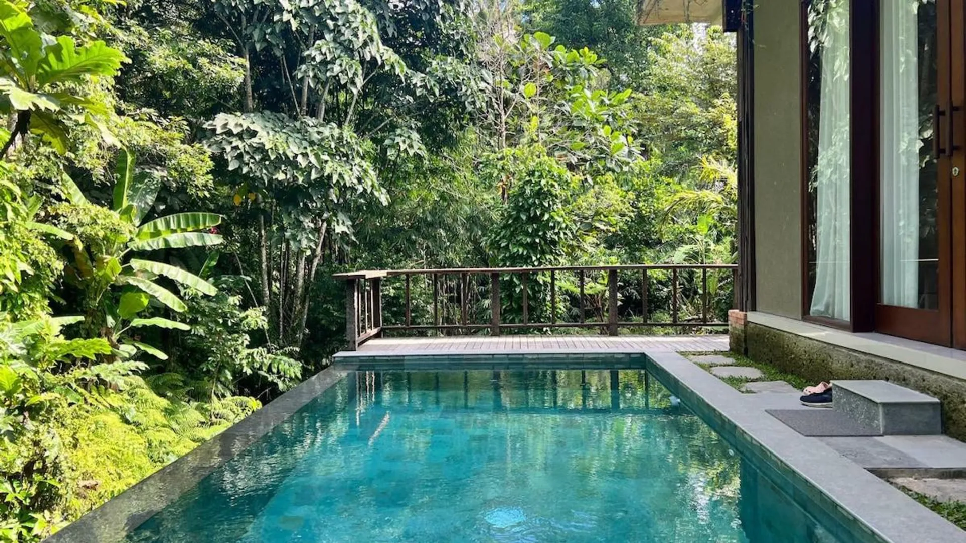 발리 우붓의 빌라 (210m², 침실 2개, 프라이빗 욕실 2개) 5성급 싱글룸 로비