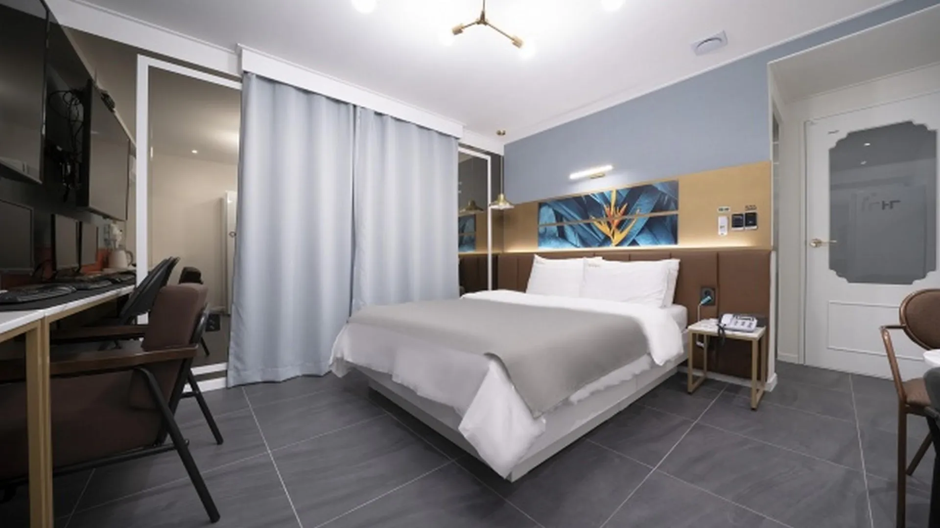 서울 화곡 거기 2성급 호텔 레스토랑