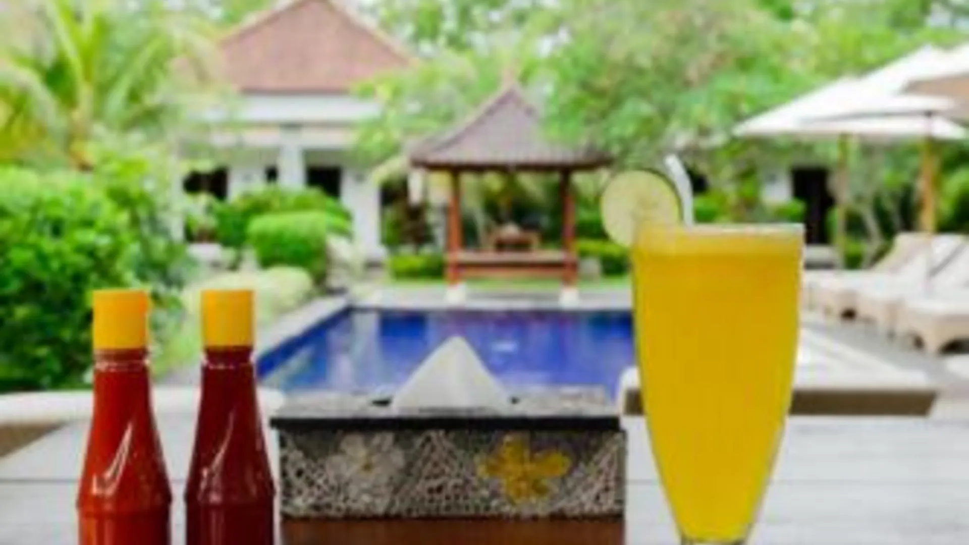 발리 위라 홈스테이 앤 스파 5성급 게스트하우스 레스토랑