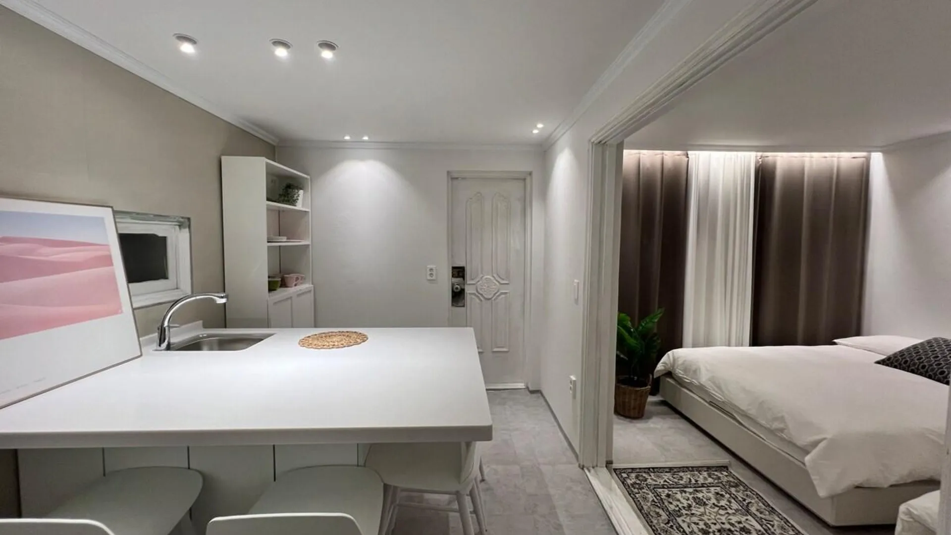 서울 신촌의 빌라 (27m², 침실 1개, 프라이빗 욕실 1개) 2성급 싱글룸 레스토랑