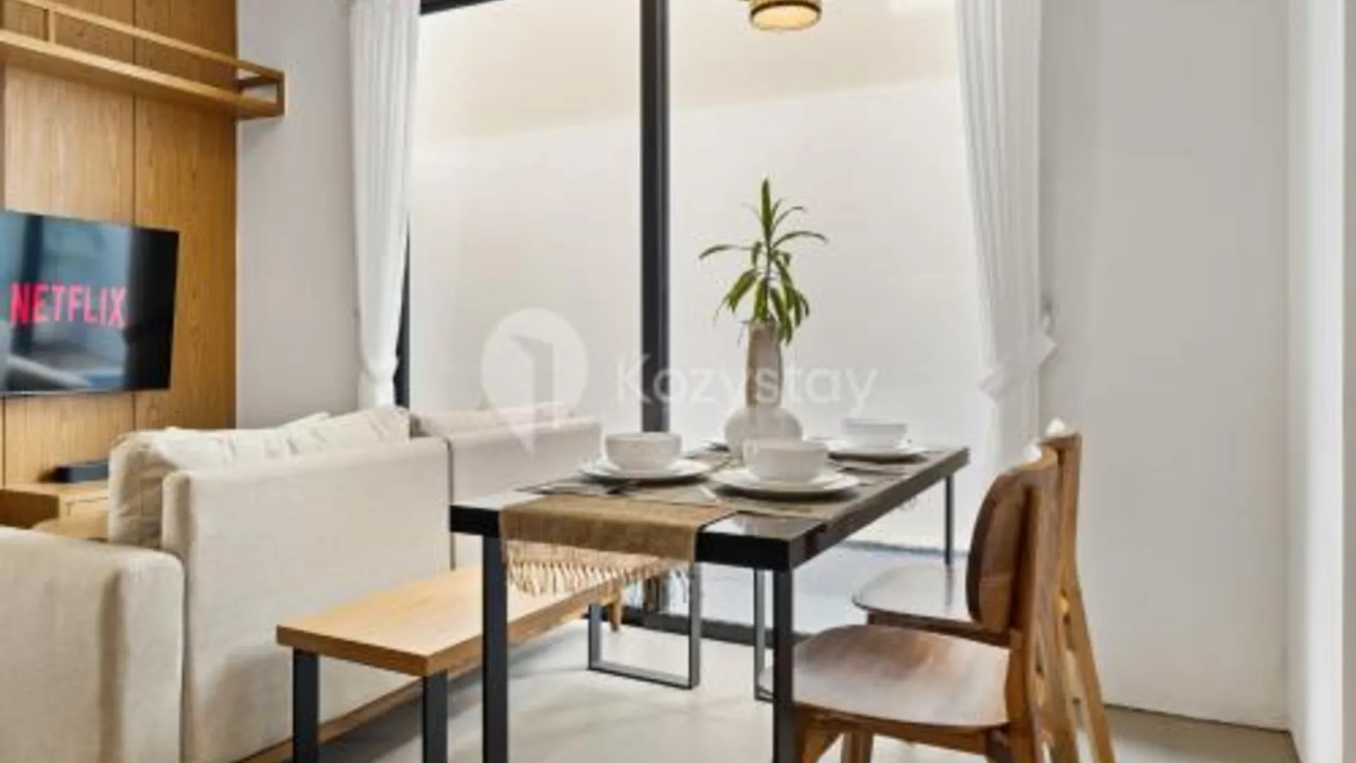 발리 울루와투의 빌라 (105m², 침실 3개, 프라이빗 욕실 2개) 4성급 게스트하우스 로비