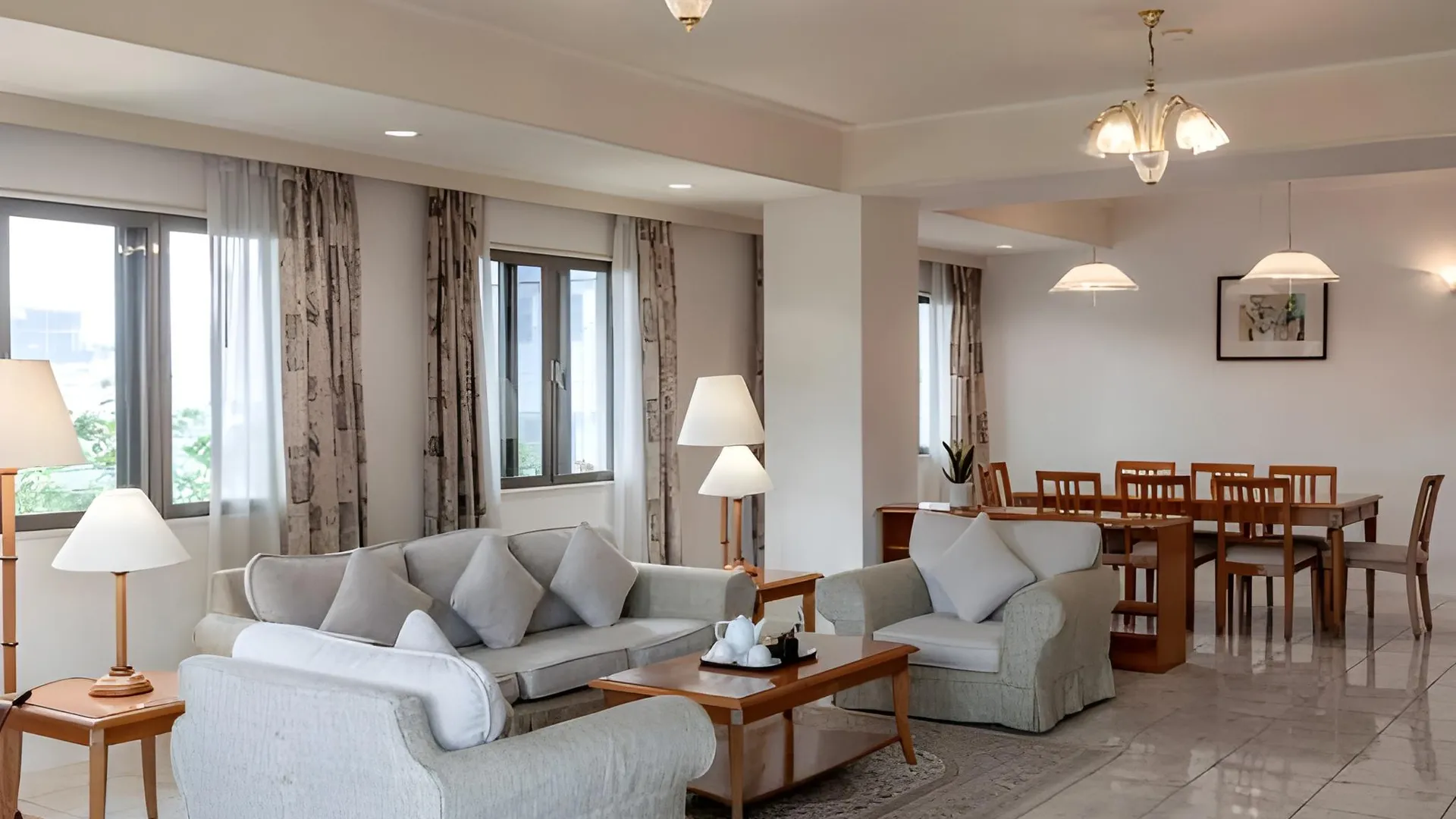 호치민 가든 뷰 코트 스위트 호치민 시티 4성급 호텔 부대시설