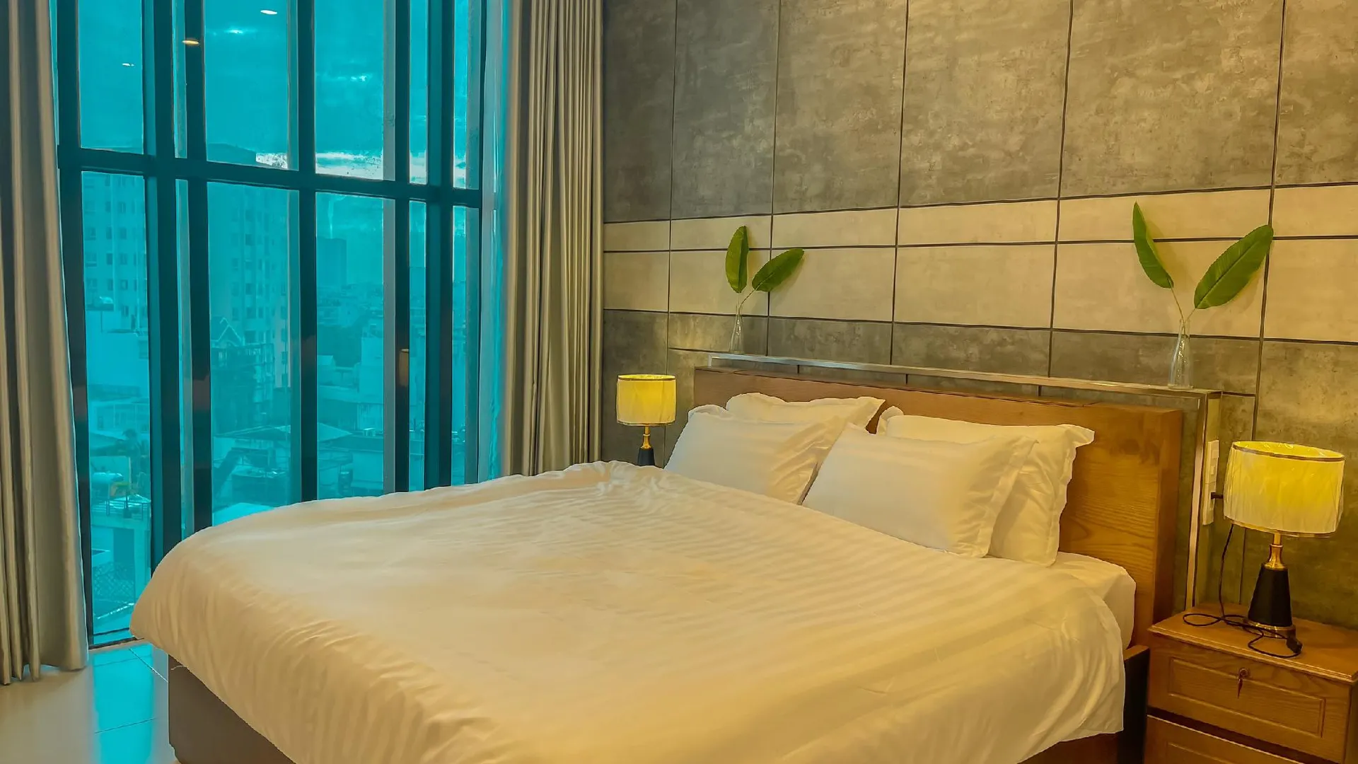 호치민 낫딘 홈 4성급 호텔 전망