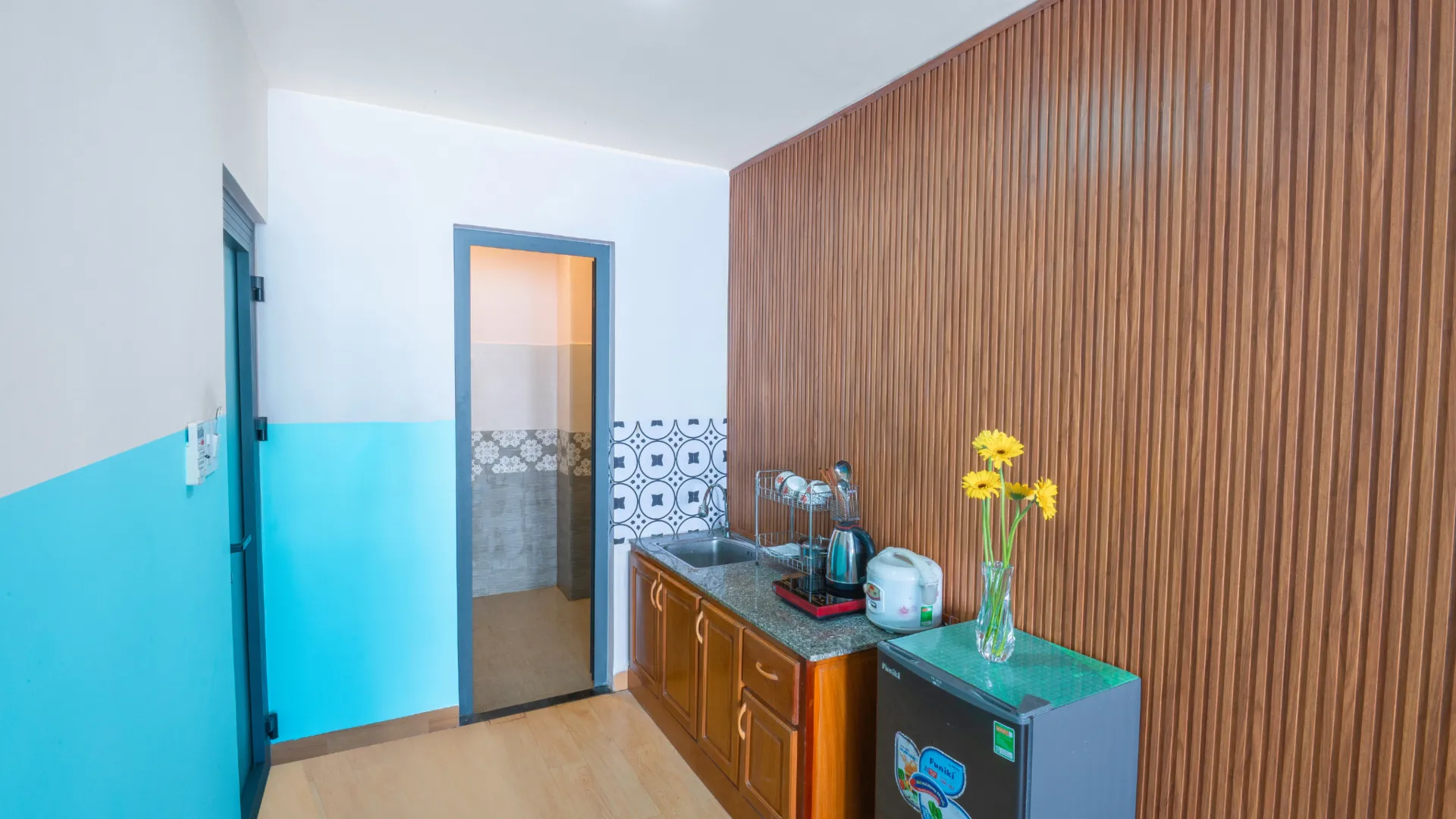 다낭 안 하이 박의 아파트먼트 (35m², 침실 1개, 프라이빗 욕실 1개) 3성급 게스트하우스 레스토랑