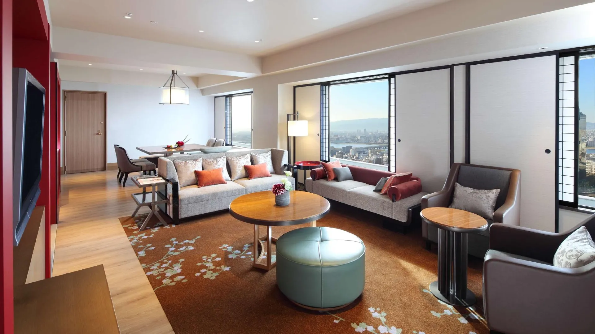 오사카 힐튼 오사카 5성급 호텔 스위트룸