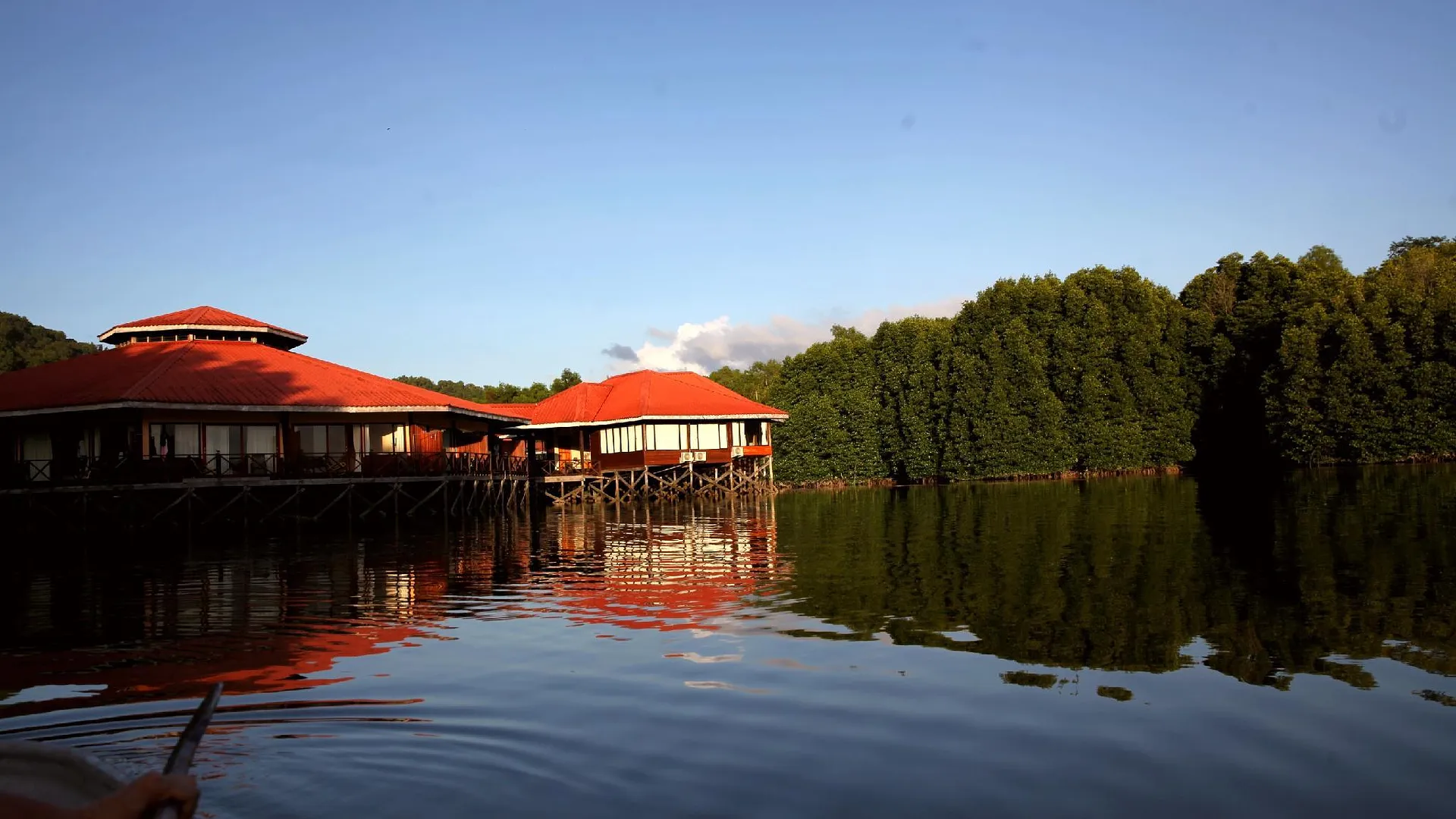 코타키나발루 가양 프렌들리 워터 하우스 홈스테이 3성급 호텔 전망