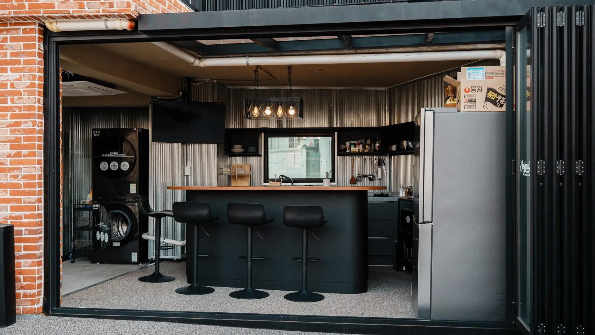 서울 오리지날 백패커스 2성급 호텔 레스토랑