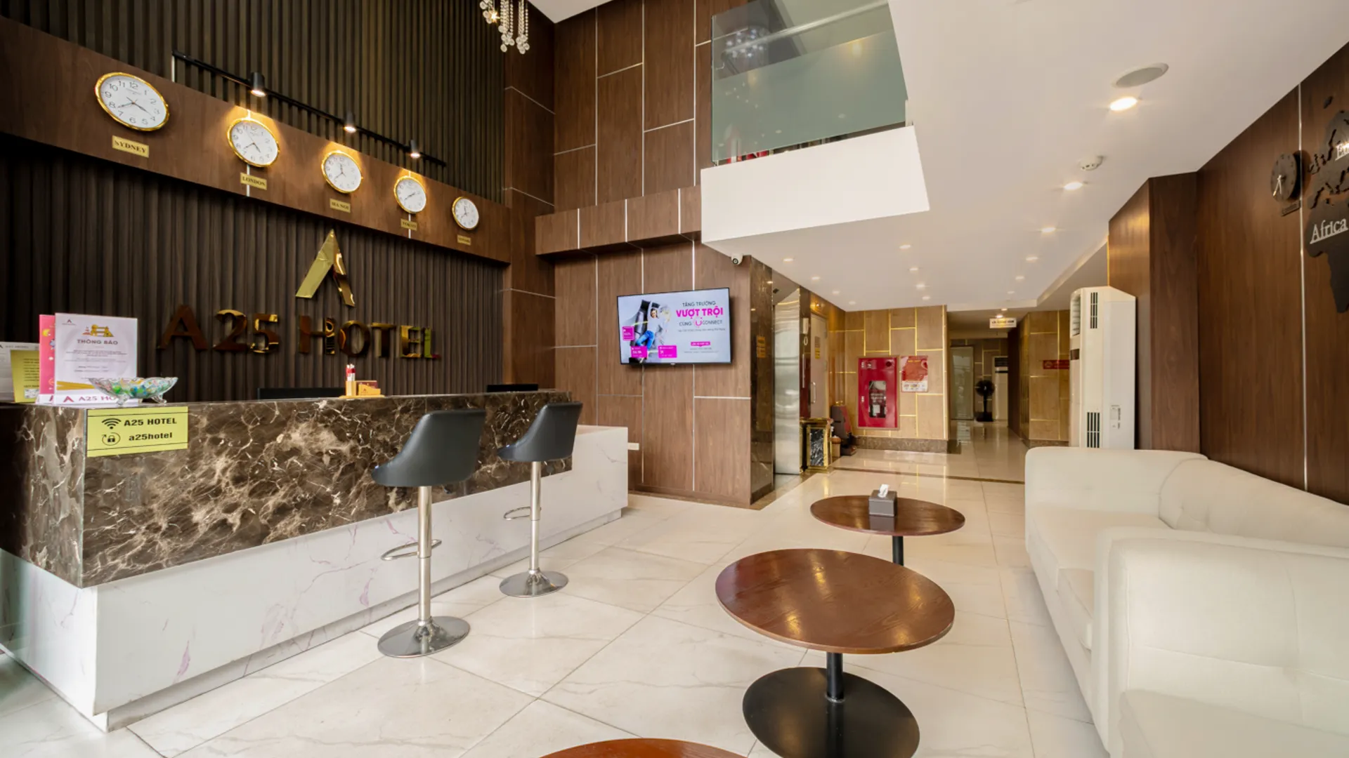 하노이 A25 호텔 - 21 레득토 3성급 호텔 로비