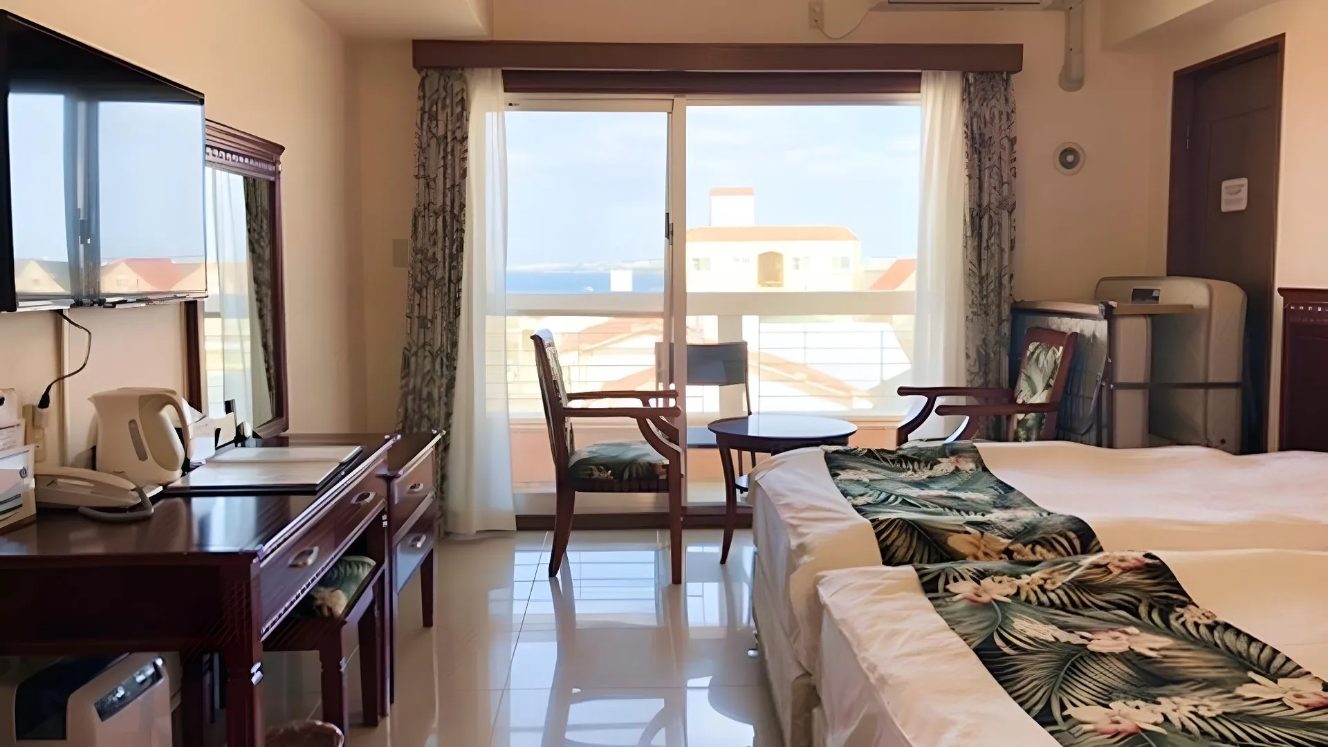 오키나와 본섬 시사이드 호텔 더 비치 3성급 호텔 스위트룸