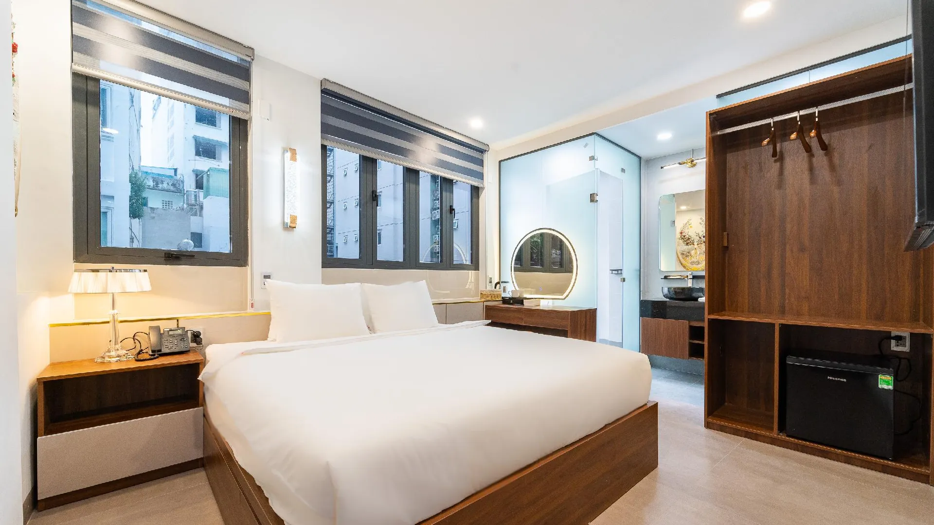 호치민 골든 루나 호텔 - 부이비엔 워킹 스트리트 2성급 호텔 객실