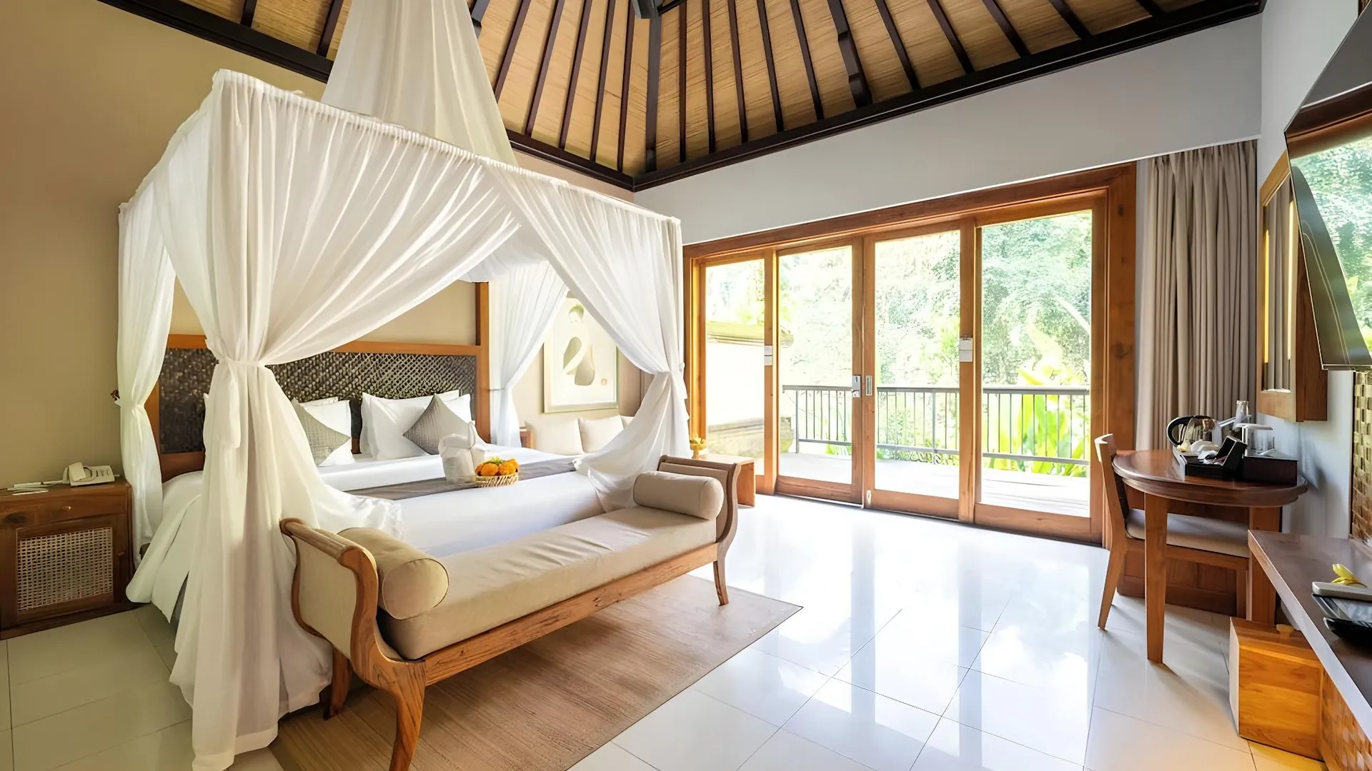 발리 더 로카 우붓 리조트 빌라 앤 스파 5성급 호텔 전망