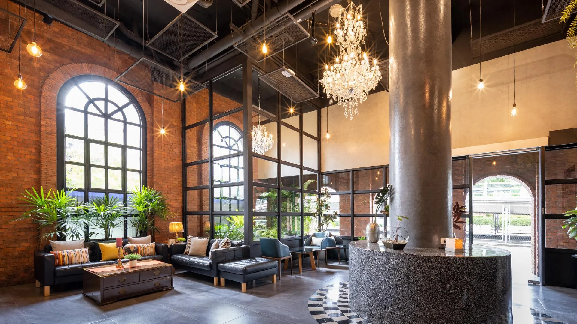 방콕 핀 파크 호텔 3성급 호텔 로비