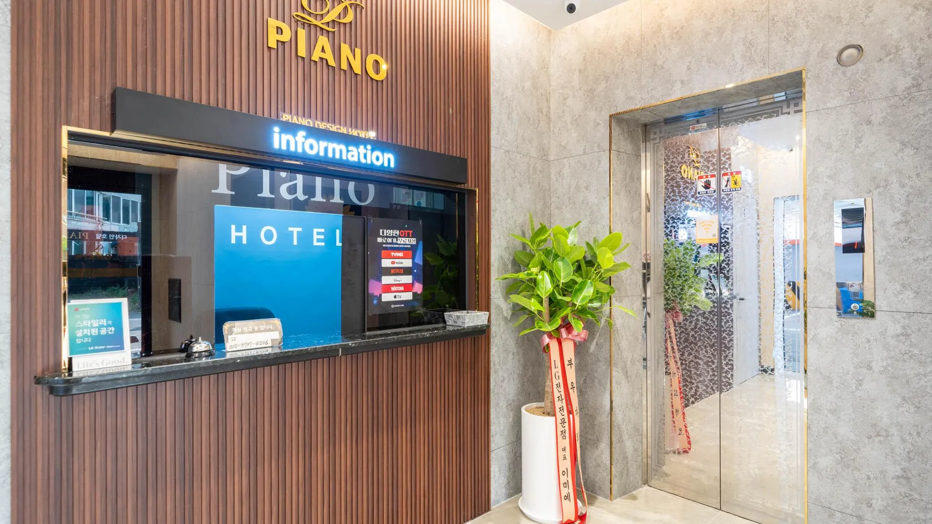 대전 대전 용전 디자인 호텔 피아노 2성급 호텔 수영장