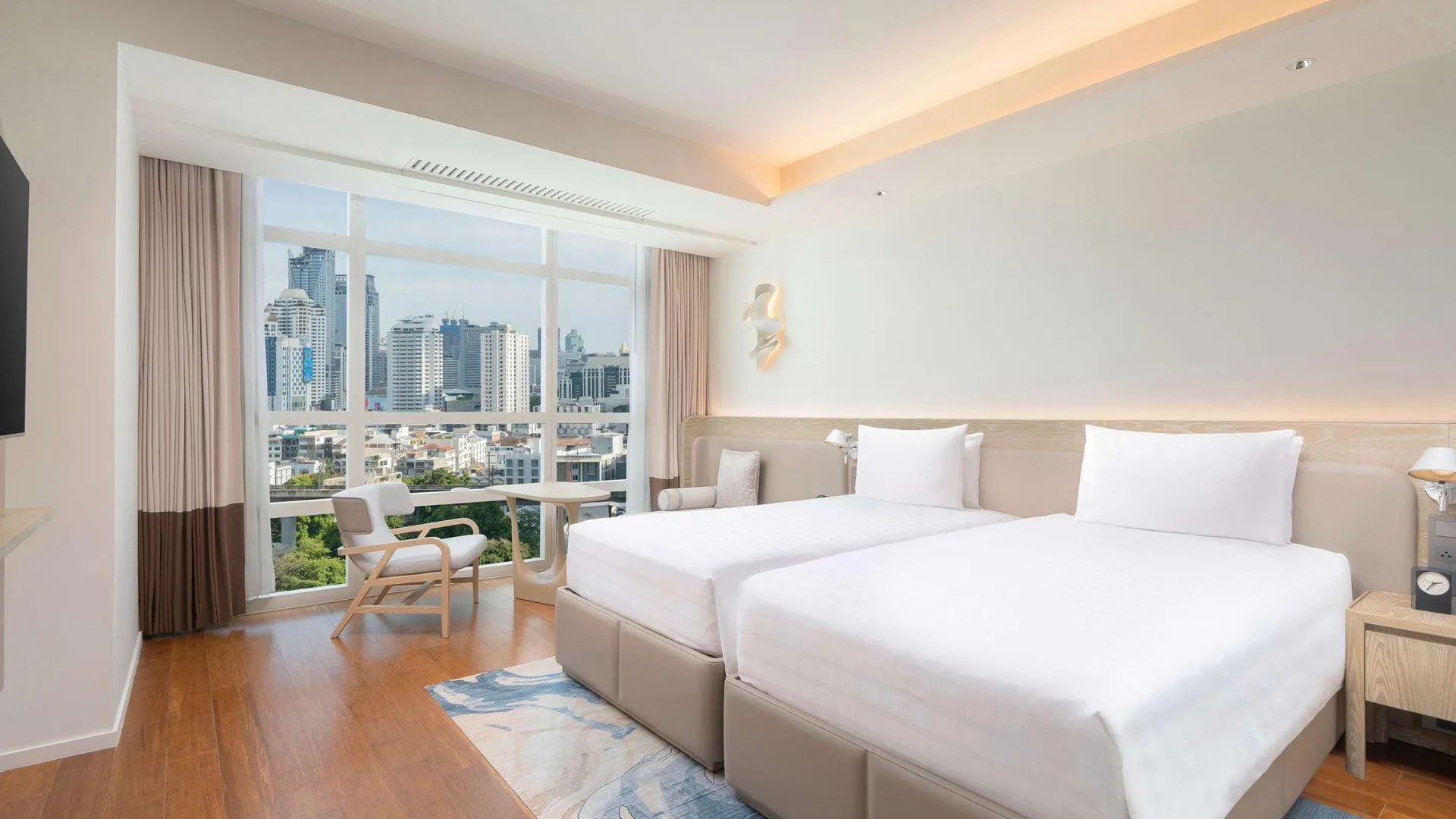 방콕 풀먼 방콕 킹 파워 호텔 5성급 호텔 전망