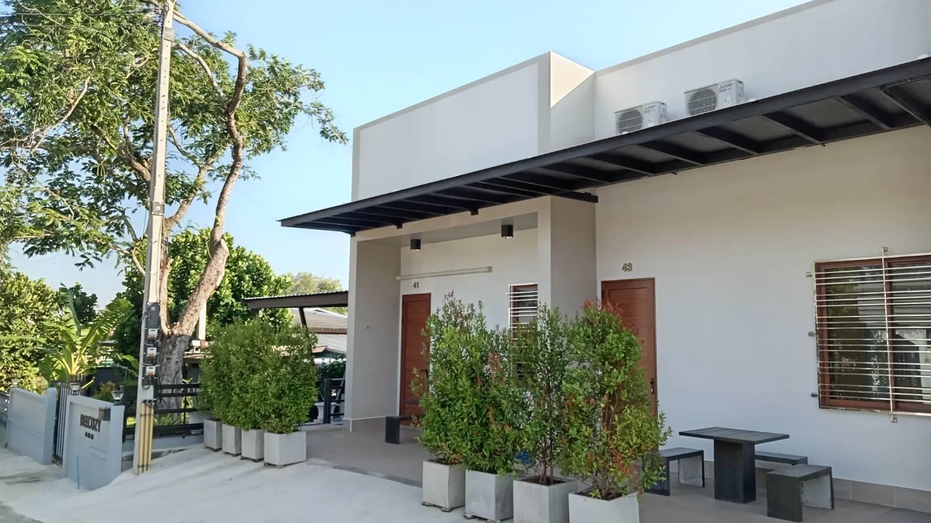 핫야이 핫 야이 대학교의 프라이빗 하우스 (62m², 침실 2개, 프라이빗 욕실 2개) 2성급 게스트하우스 전망