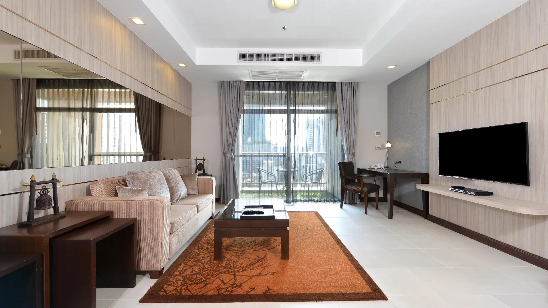 방콕 그랜드 아속 스위트 부티크 레지던스 4성급 호텔 객실