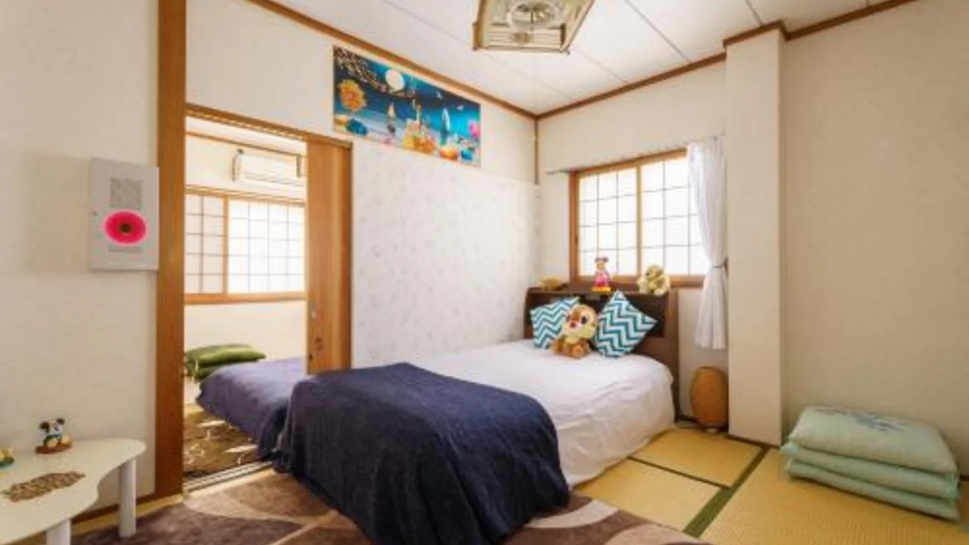 오사카 Yoshidoku Inn Domemae 1 - Close to USJ World Airport吉徳家庭旅館1ドーム前近USJ空庭菓匠温泉大阪城公园難波心斋橋関西空港直到荷物預かりは無料 1성급 호텔 스위트룸