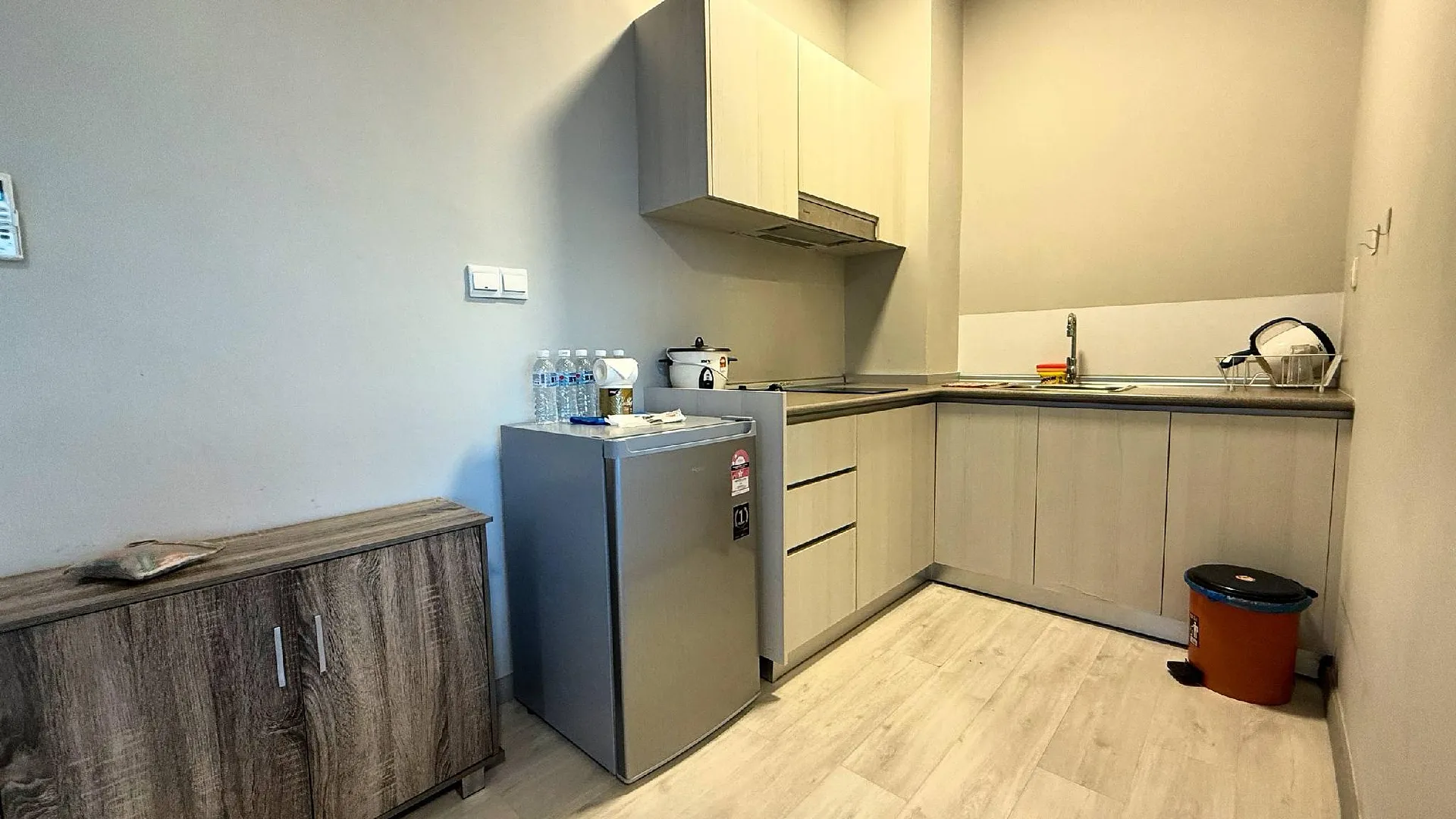 코타키나발루 중심 업무 지구 (CBD)의 아파트먼트 (51m², 침실 2개, 프라이빗 욕실 1개) 3성급 싱글룸 로비