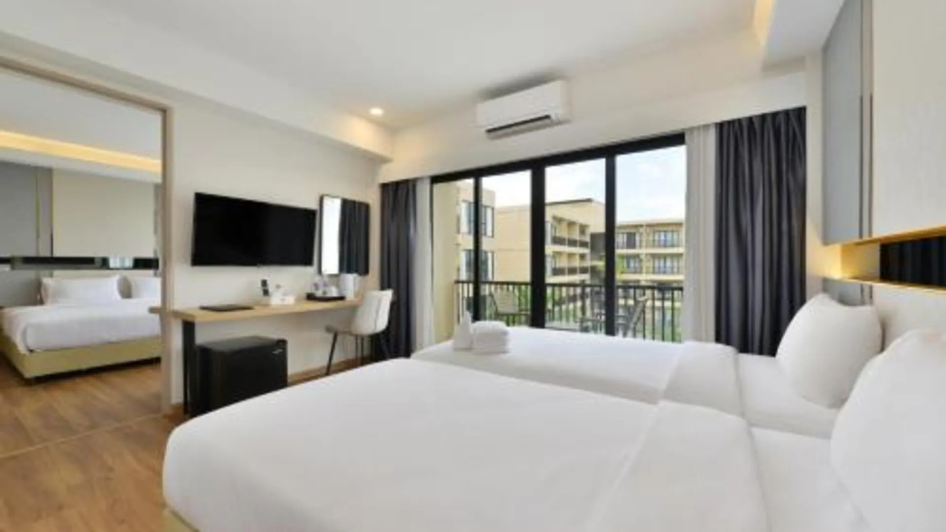 방콕 그랜드 BS 에어포트 호텔 수완나품 3성급 호텔 전망