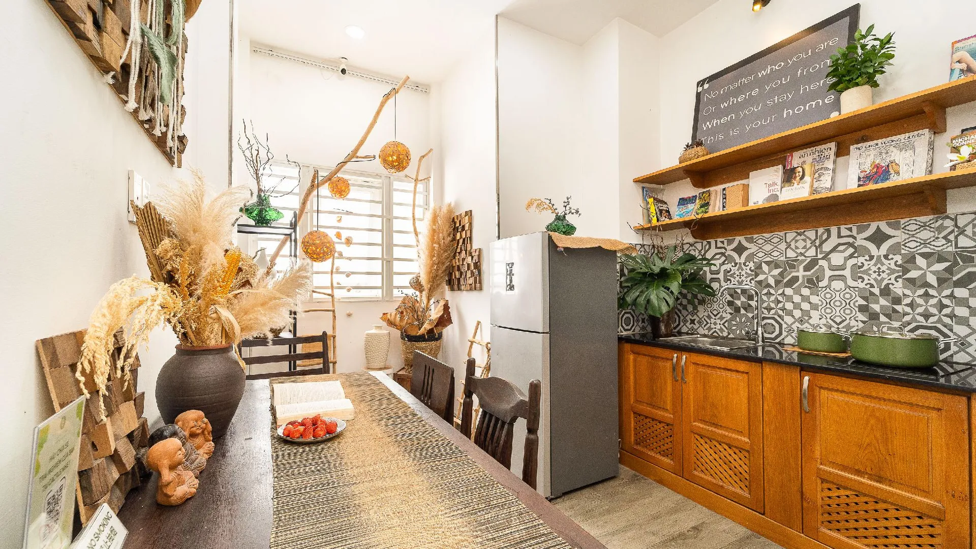 호치민 캑터스랜드 홈스테이 쩐흥다오 3성급 게스트하우스 레스토랑