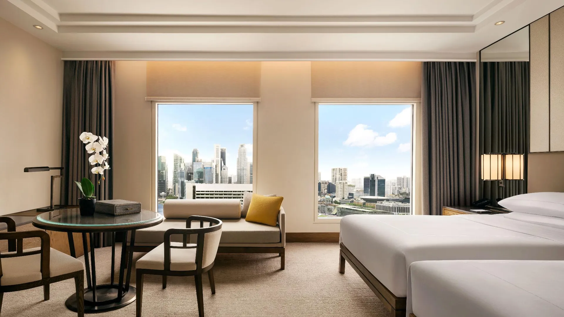 싱가포르 콘래드 싱가포르 마리나 베이 5성급 호텔 전망