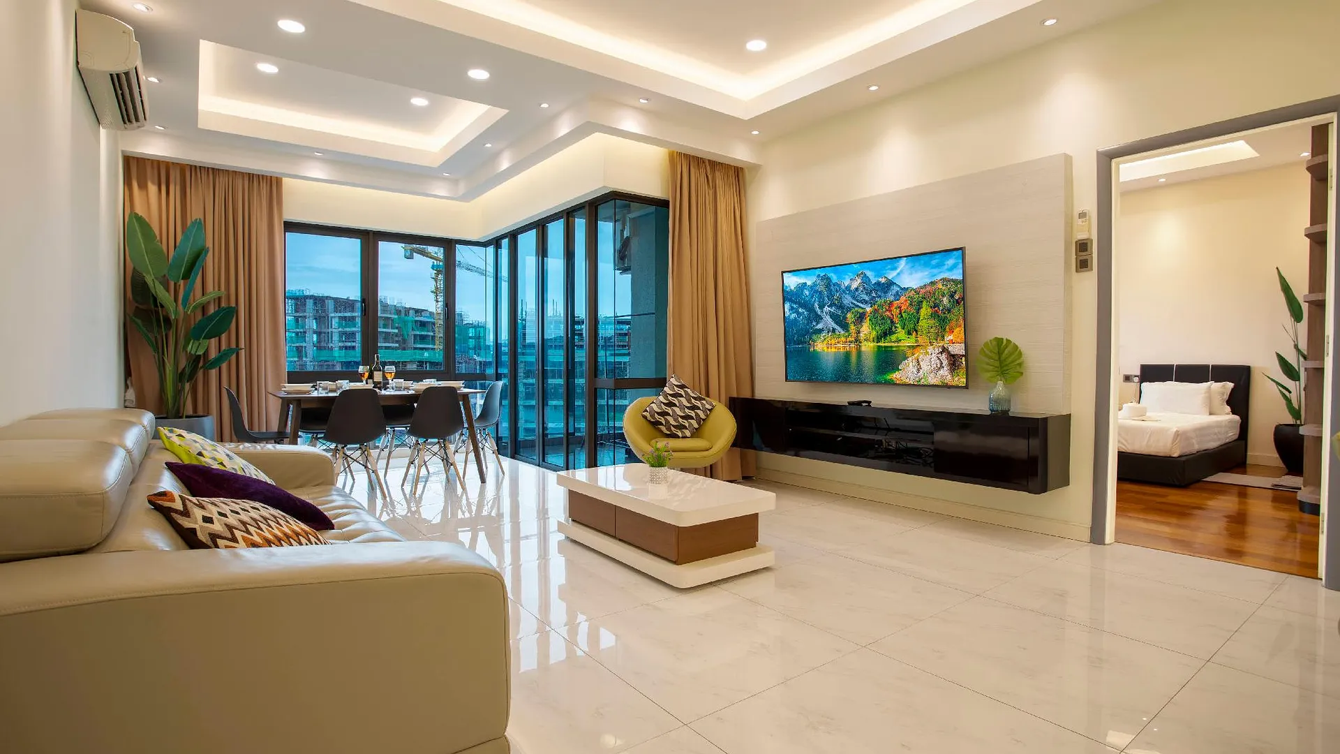 코타키나발루 AJ 스위트 앳 로프트 이마고 KK 4성급 게스트하우스 스위트룸