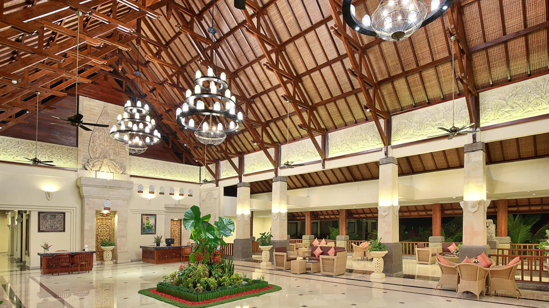 발리 더 그랜드 발리 누사 두아 리조트 4성급 호텔 로비