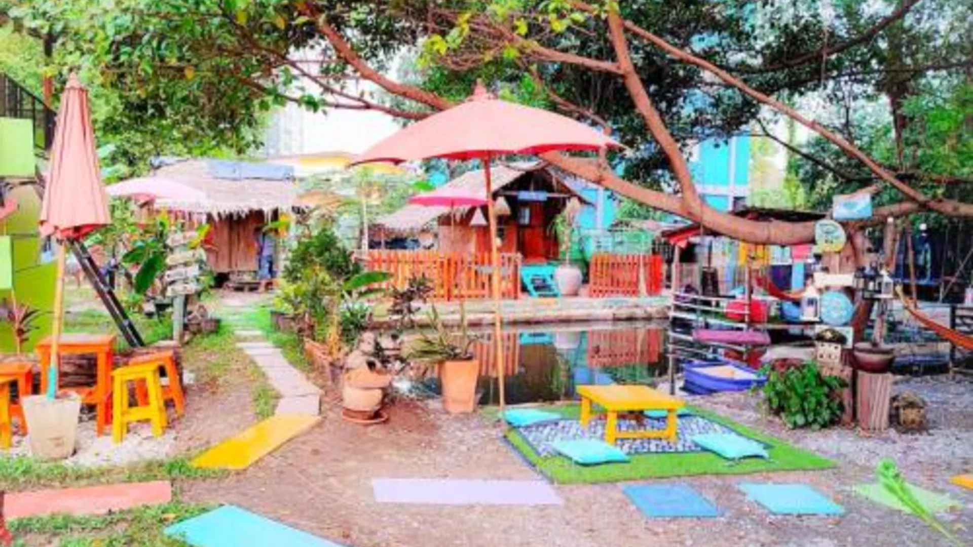 방콕 Do Dee cafe 3성급 호텔 부대시설