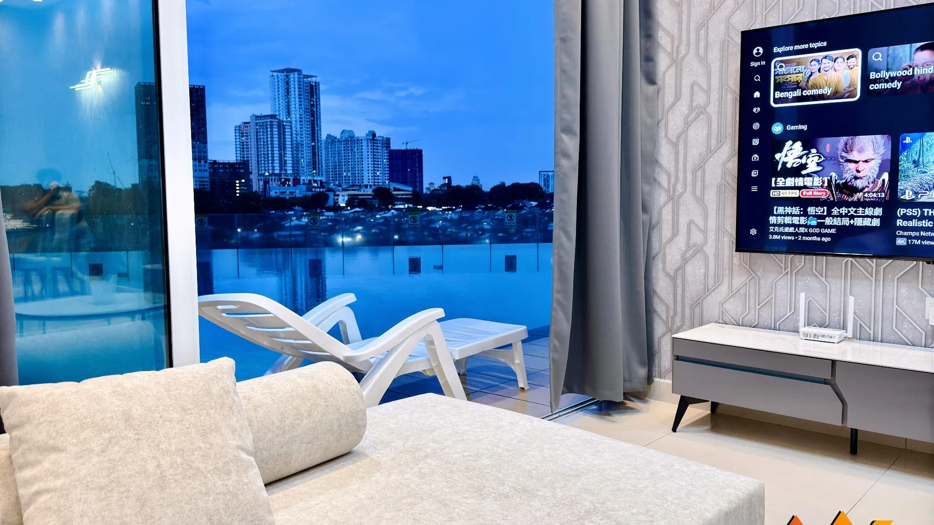 조호바루 / 조호르바루 조호바루의 아파트먼트 (138m², 침실 3개, 프라이빗 욕실 2개) 4성급 싱글룸 스위트룸