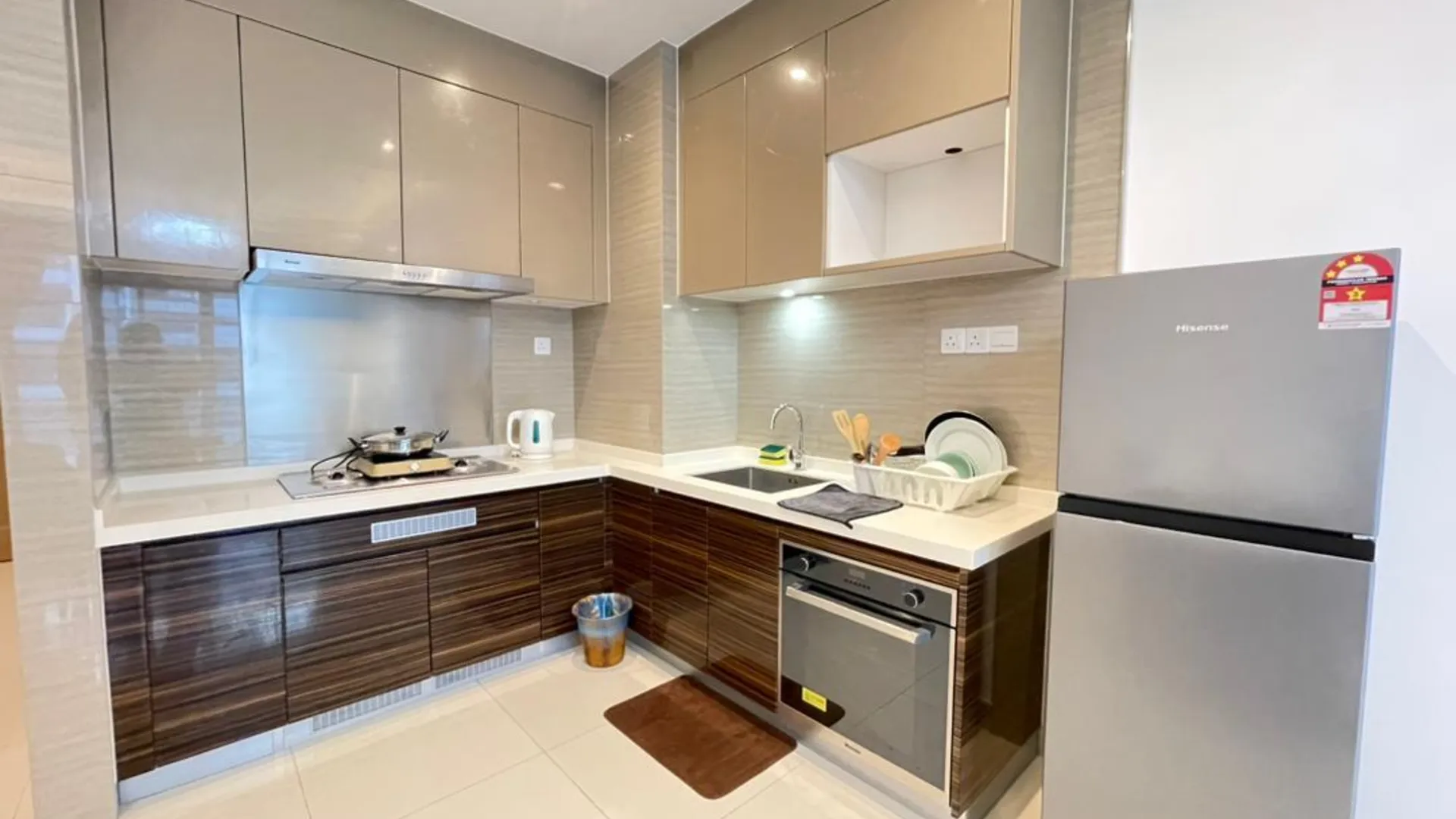 조호바루 / 조호르바루 조호바루의 아파트먼트 (70m², 침실 3개, 프라이빗 욕실 2개) 2성급 싱글룸 전망