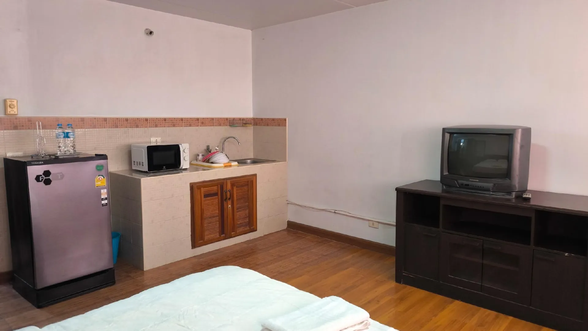 방콕 파크리드의 스튜디오 아파트먼트 (24m², 프라이빗 욕실 1개) 2성급 싱글룸 레스토랑