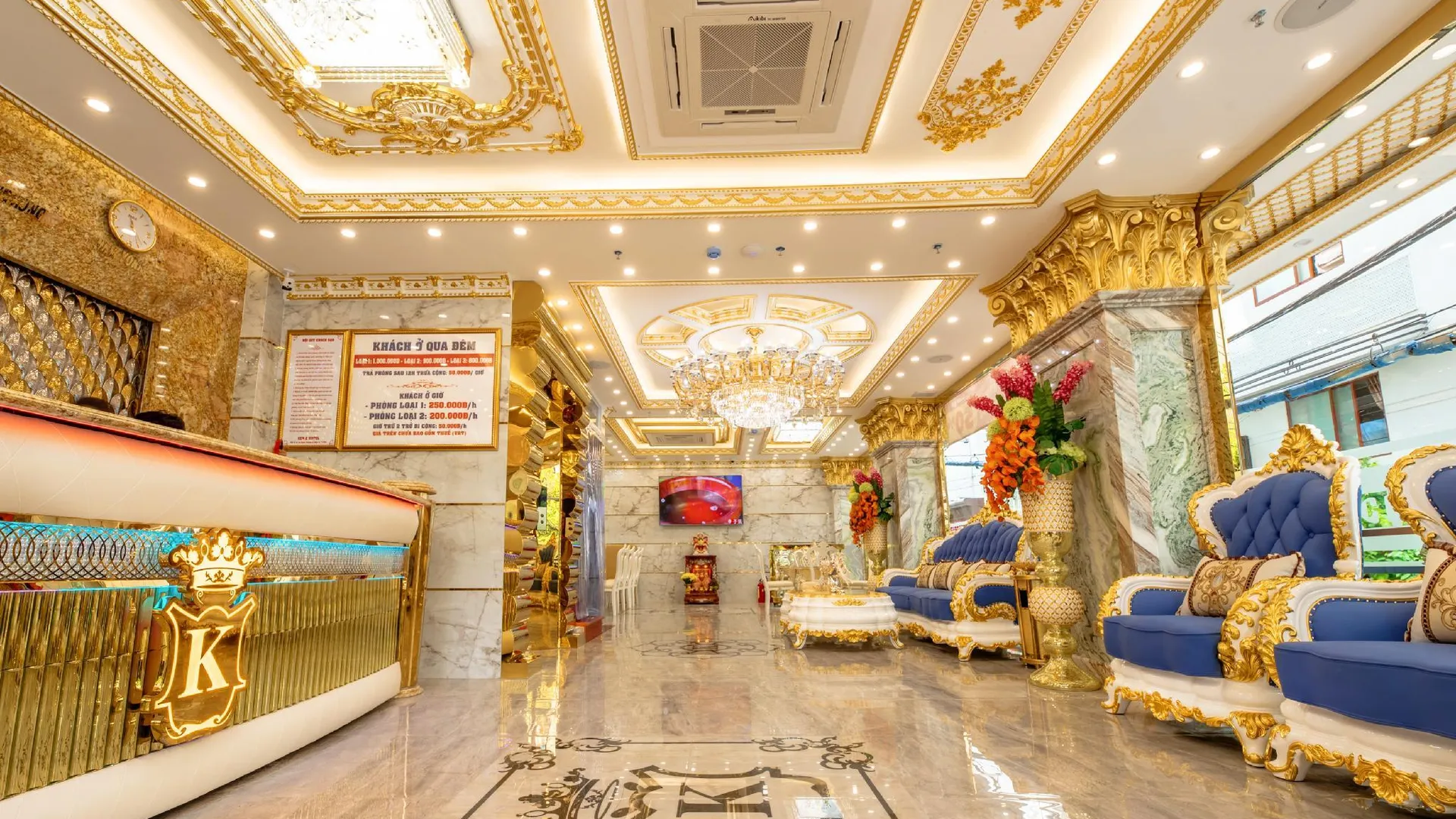 호치민 7s 켄 럭셔리 사이공 3성급 호텔 객실