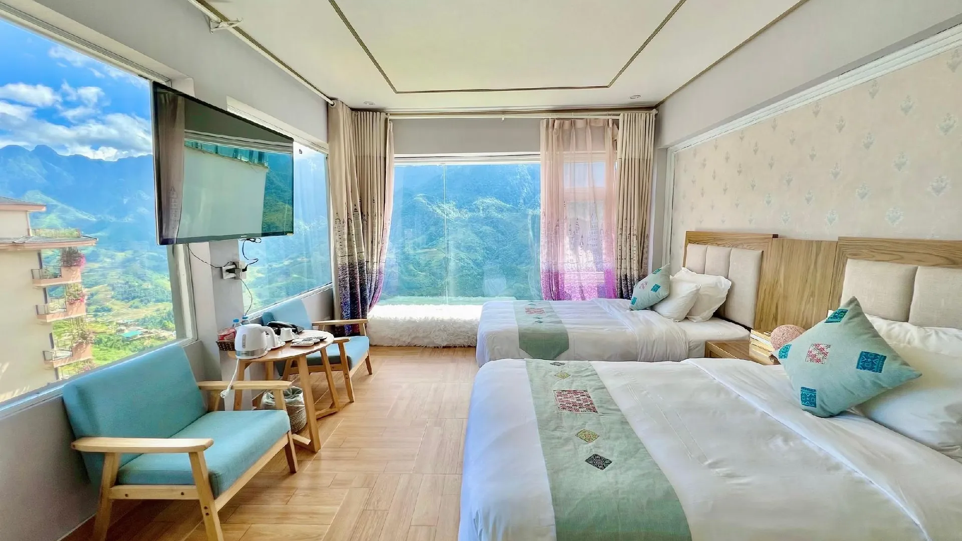 사파 므엉 호아 밸리 호텔 3성급 호텔 전망