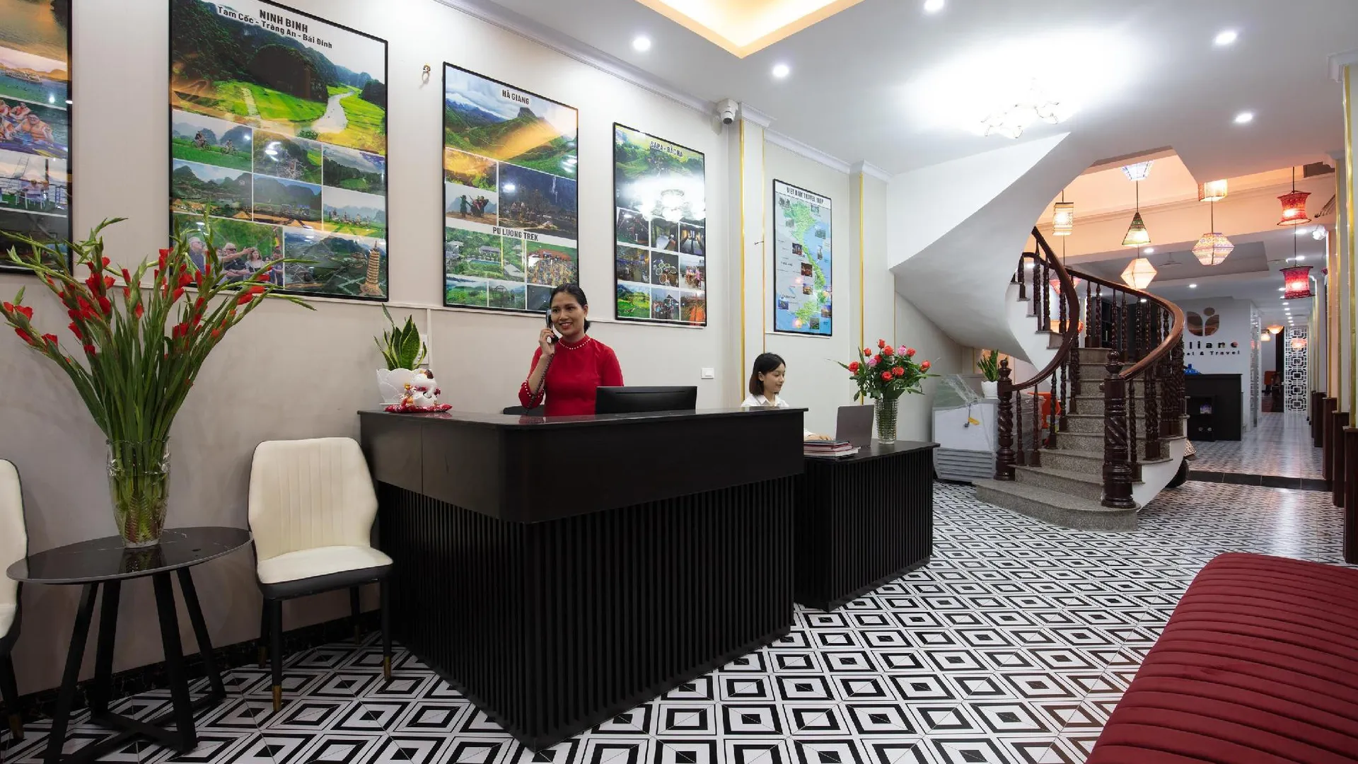하노이 하노이 릴리안 호텔 앤 트래블 3성급 호텔 로비