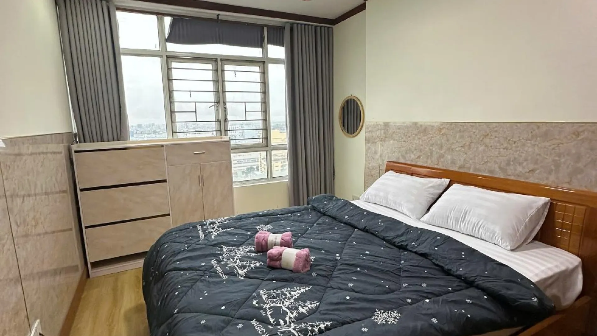 다낭 하이쩌우의 아파트먼트 (117m², 침실 1개, 프라이빗 욕실 2개) 2성급 싱글룸 스위트룸