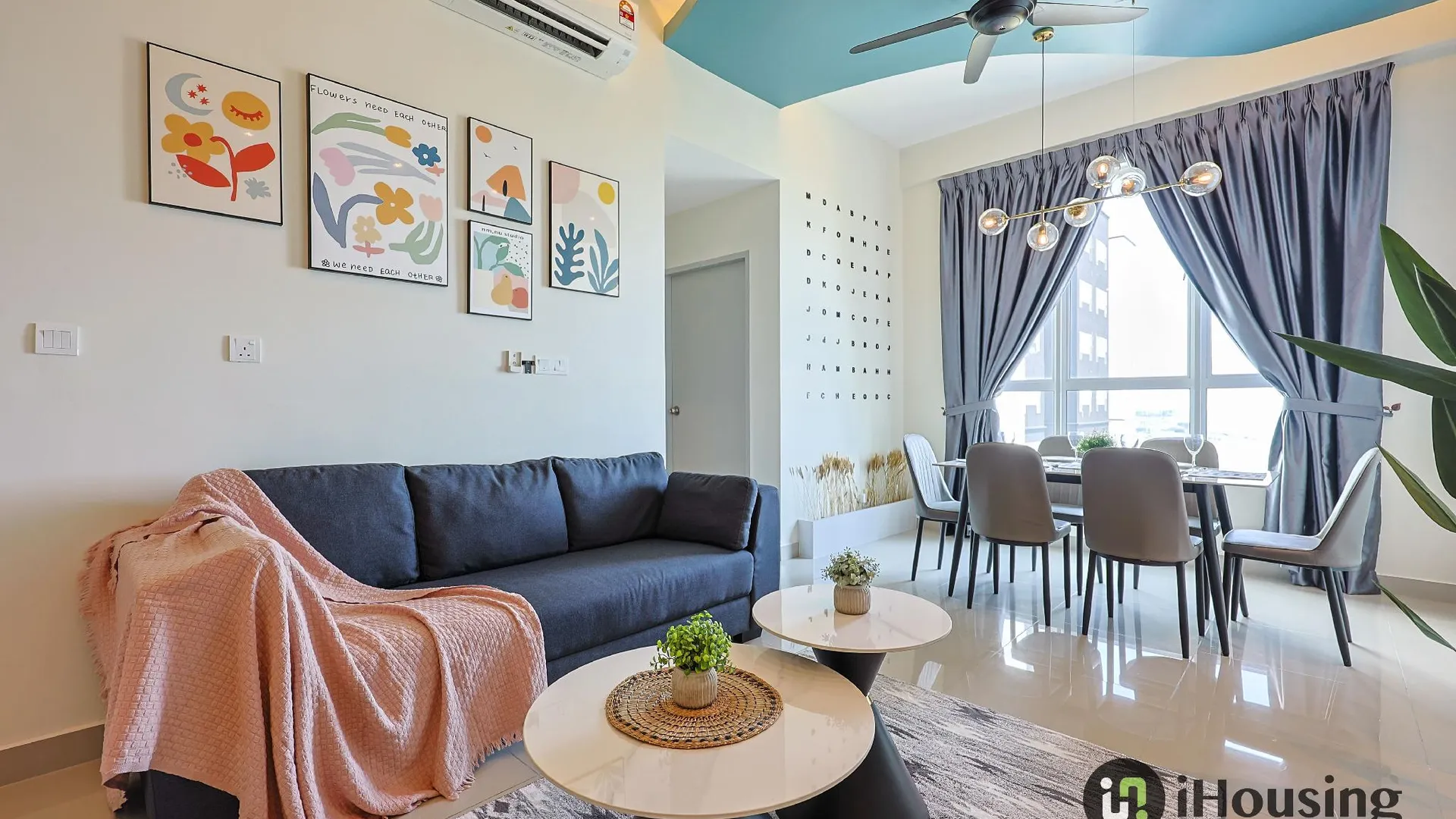 말라카 Amber Cove Cream Aesthetic 2BR 0725 | I Housing 3성급 게스트하우스 객실