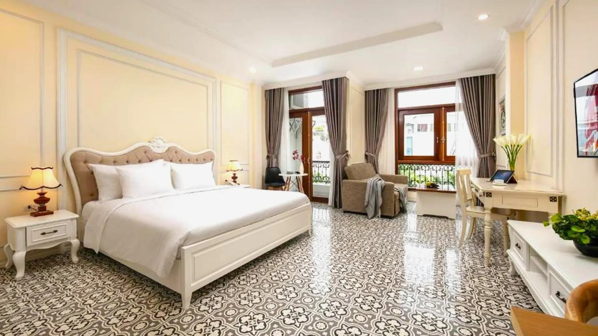 하노이 럭스 파라다이스 스위트 호텔 딕봉하우 4성급 호텔 스위트룸