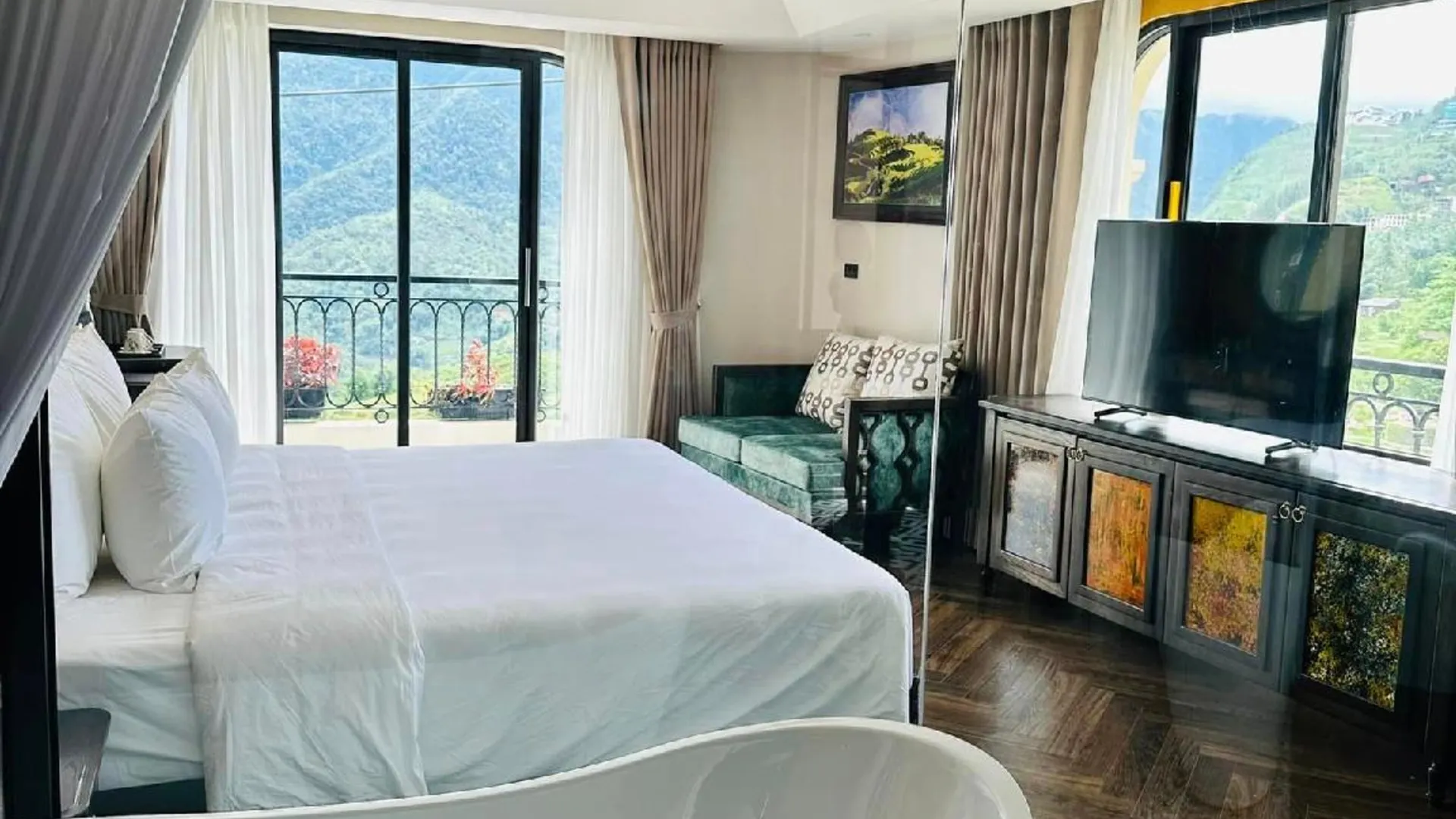 사파 판시판뷰 호텔 3성급 호텔 객실