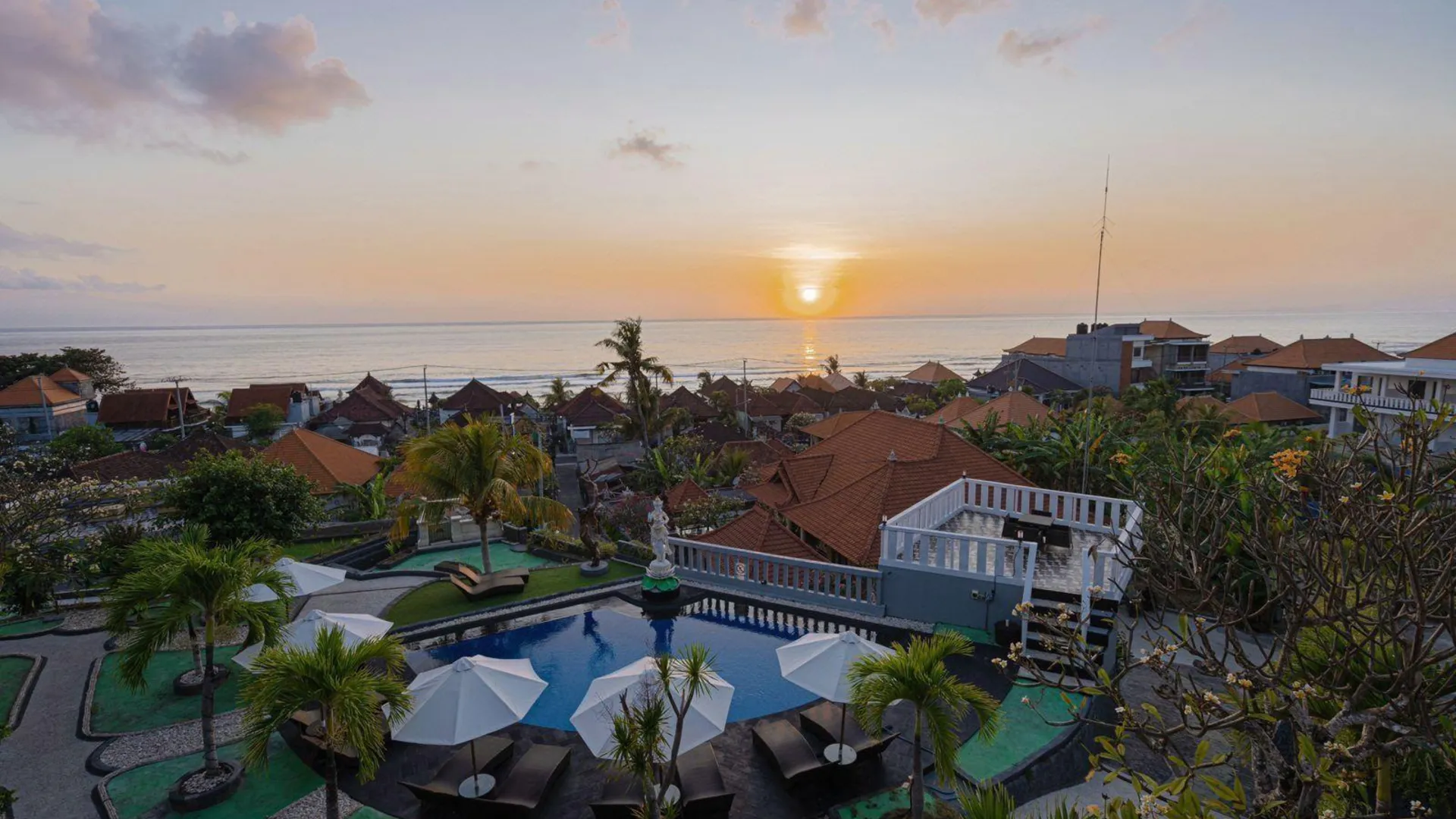 발리 판다와 비치 리조트 앤 스파 럭셔리 3성급 호텔 로비